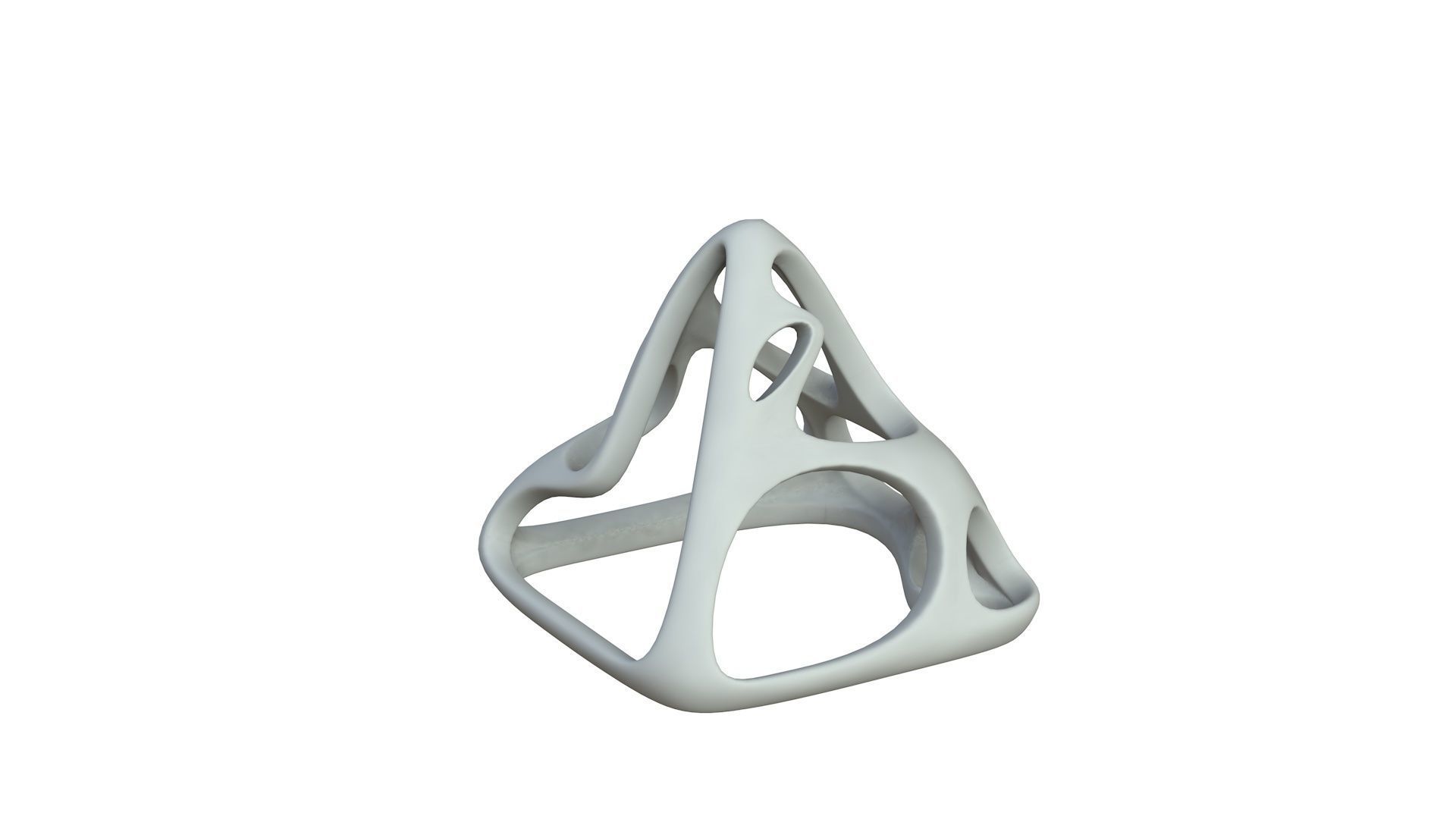 SciFi Cube Object No 57742 Low Poly Shape Low-poly 3D model_3