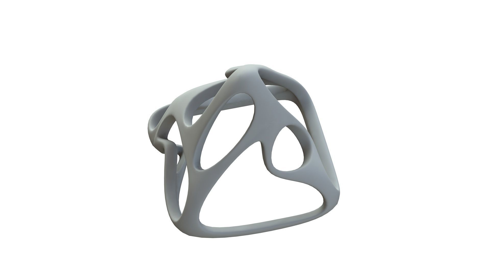 SciFi Cube Object No 57742 Low Poly Shape Low-poly 3D model_15