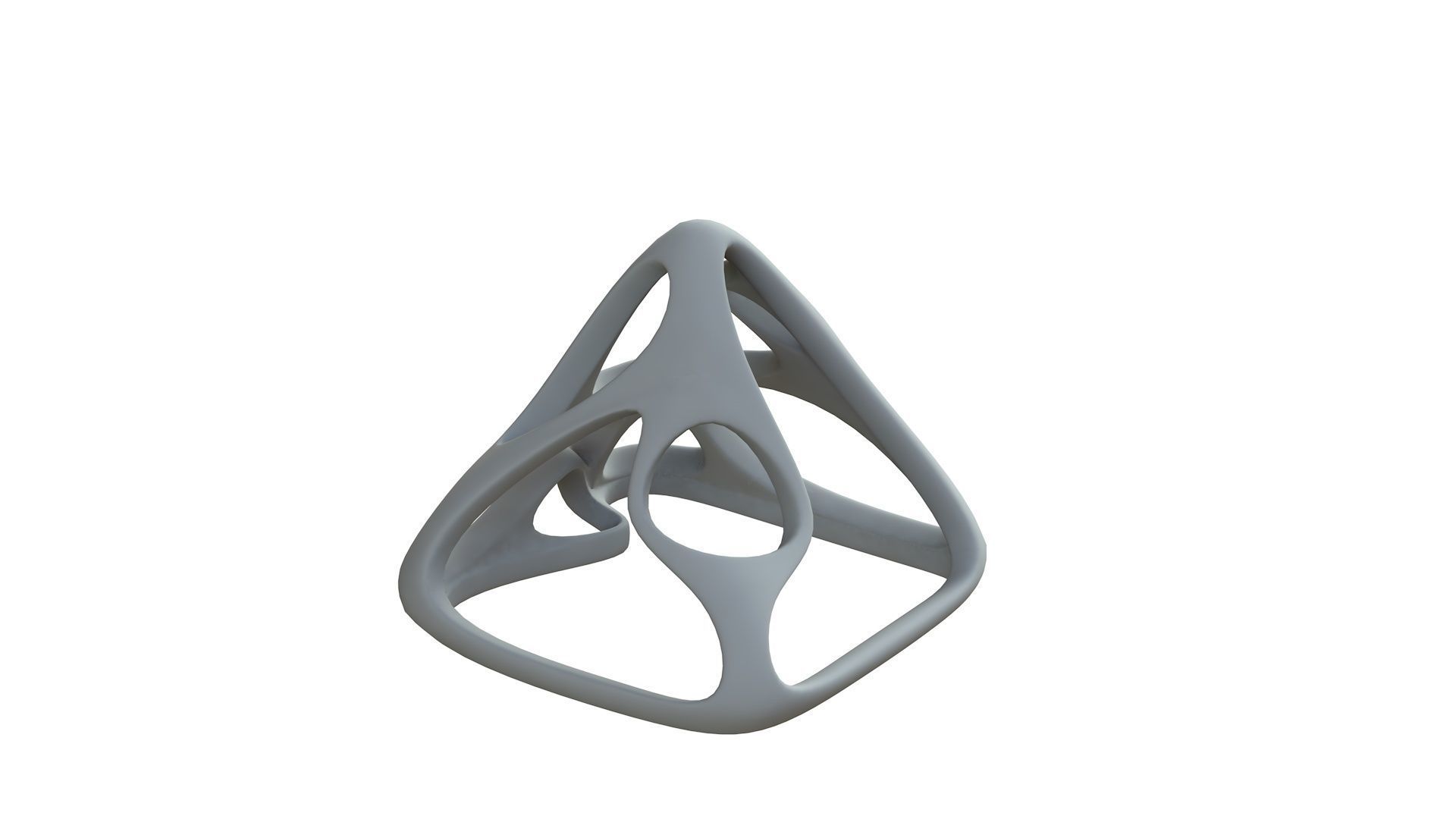 SciFi Cube Object No 57742 Low Poly Shape Low-poly 3D model_9