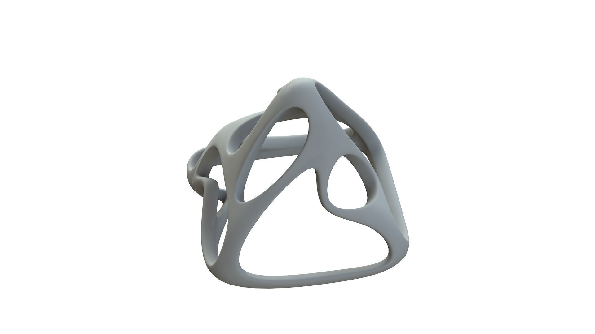 SciFi Cube Object No 57742 Low Poly Shape Low-poly 3D model_14