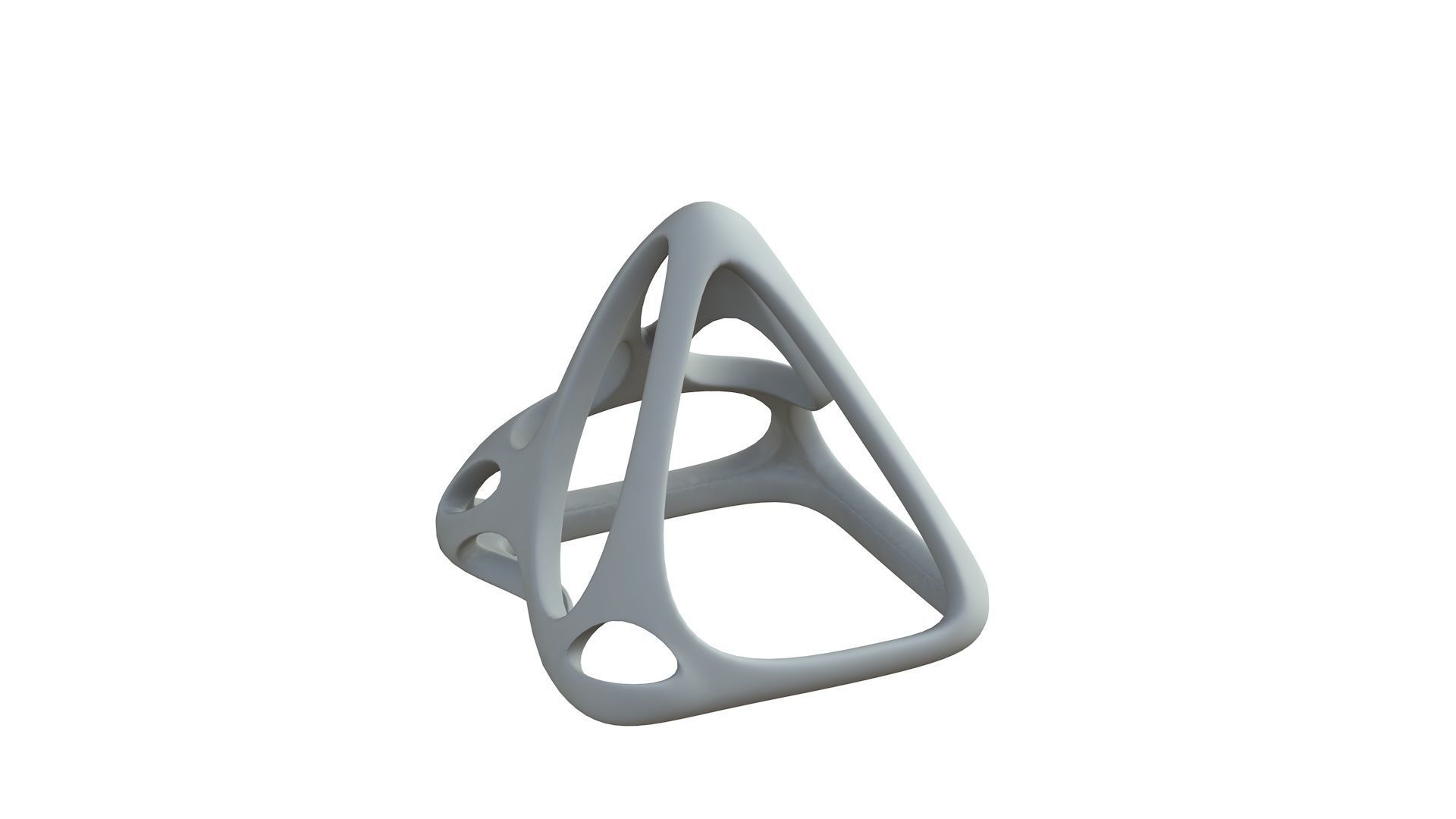 SciFi Cube Object No 57721 Low Poly Shape Low-poly 3D model_7