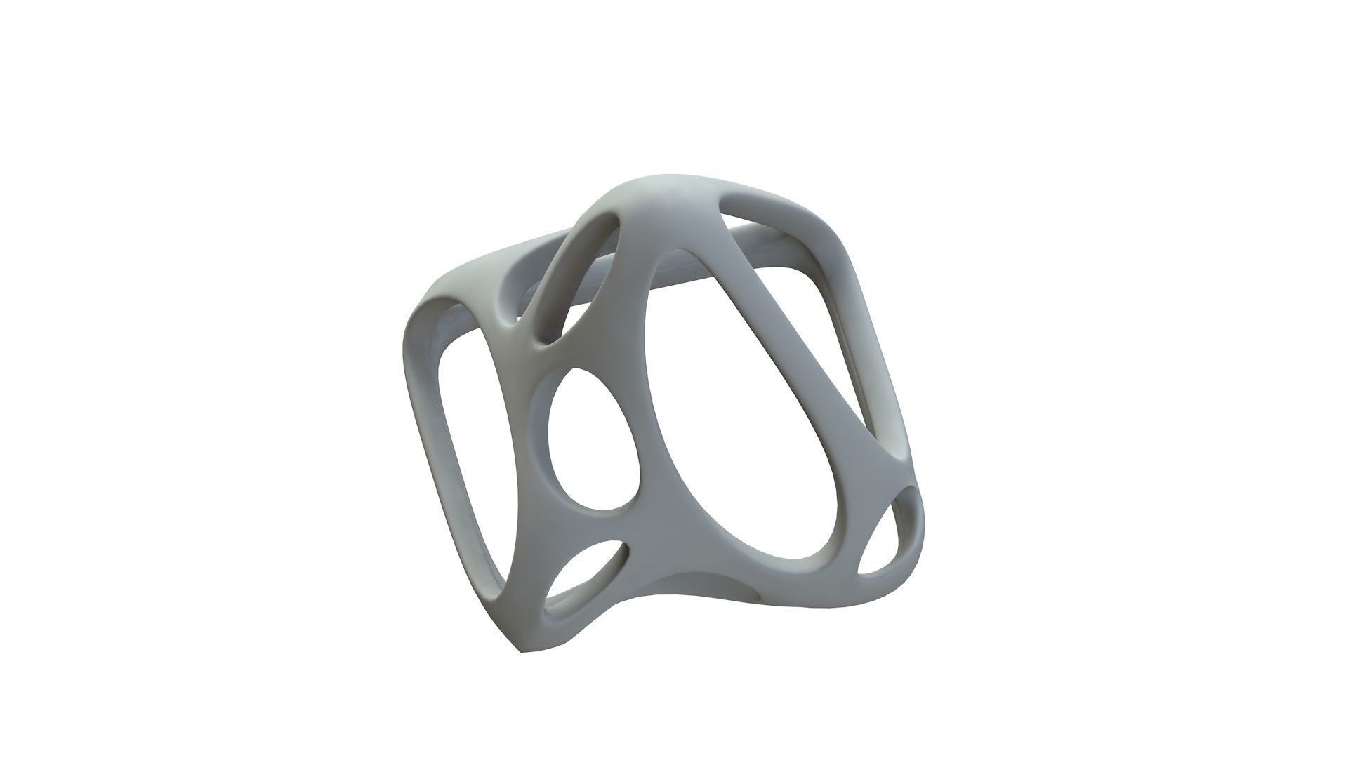 SciFi Cube Object No 57721 Low Poly Shape Low-poly 3D model_17