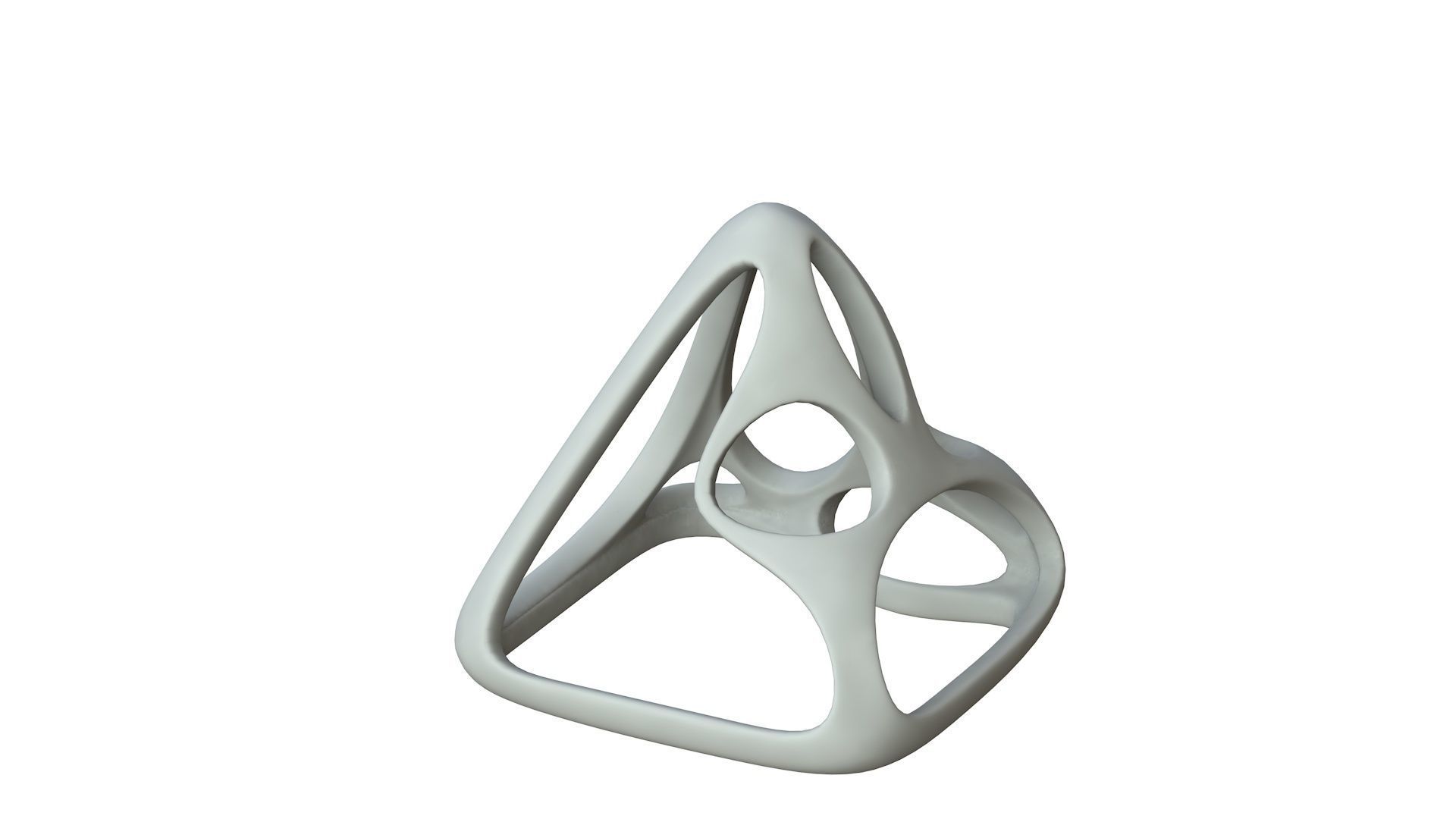 SciFi Cube Object No 57721 Low Poly Shape Low-poly 3D model_1