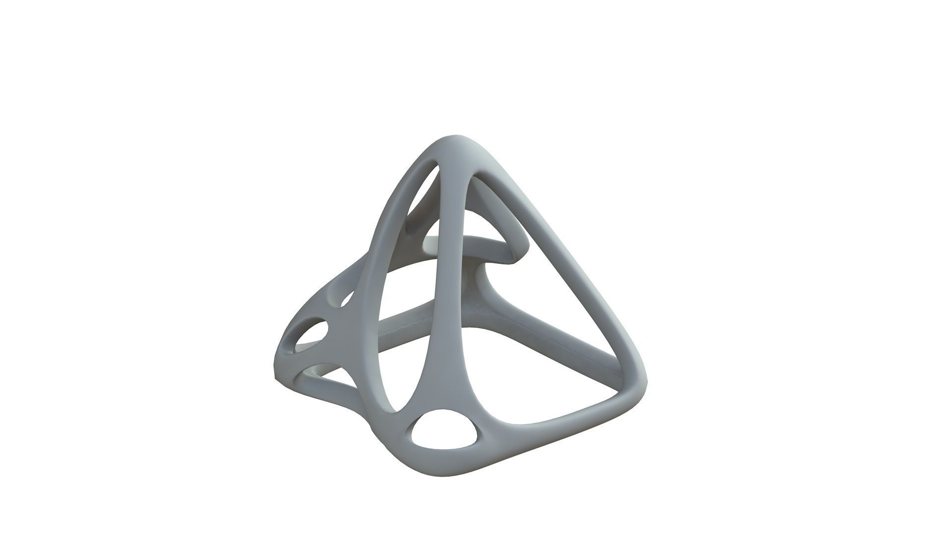 SciFi Cube Object No 57721 Low Poly Shape Low-poly 3D model_8