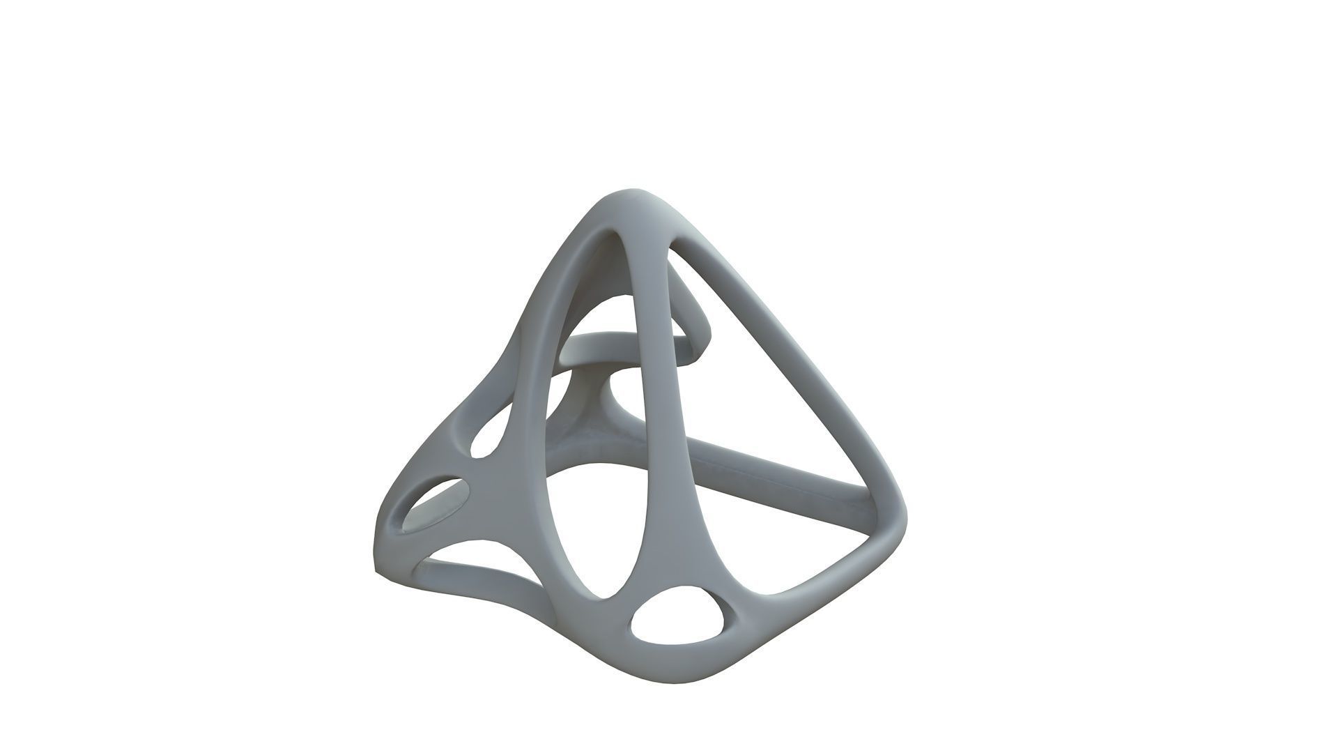 SciFi Cube Object No 57721 Low Poly Shape Low-poly 3D model_9