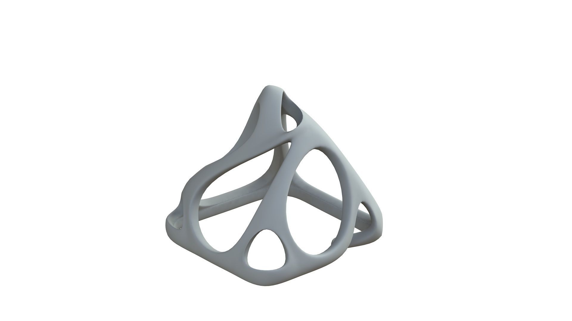 SciFi Cube Object No 57571 Low Poly Shape Low-poly 3D model_8