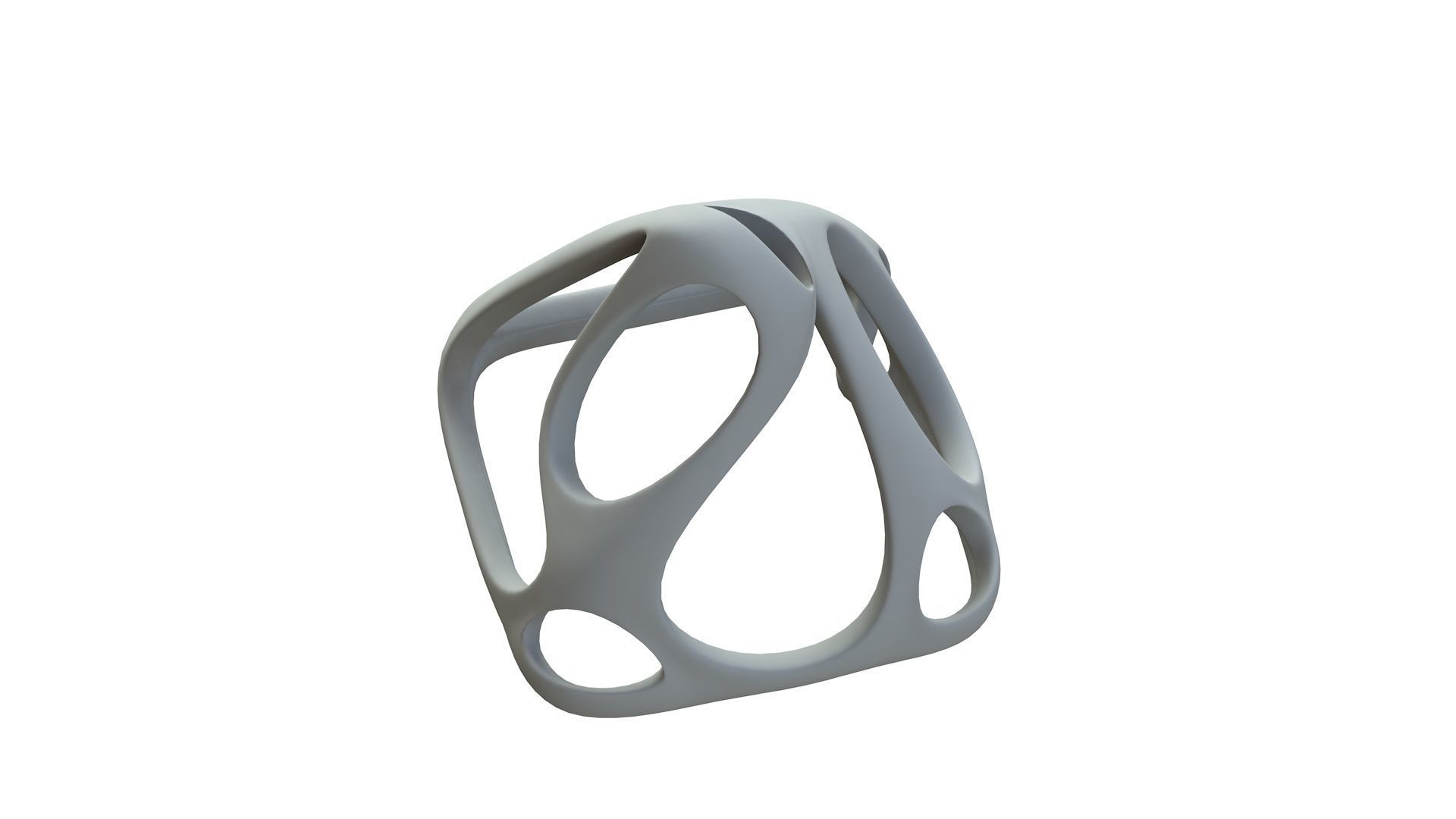 SciFi Cube Object No 57571 Low Poly Shape Low-poly 3D model_17