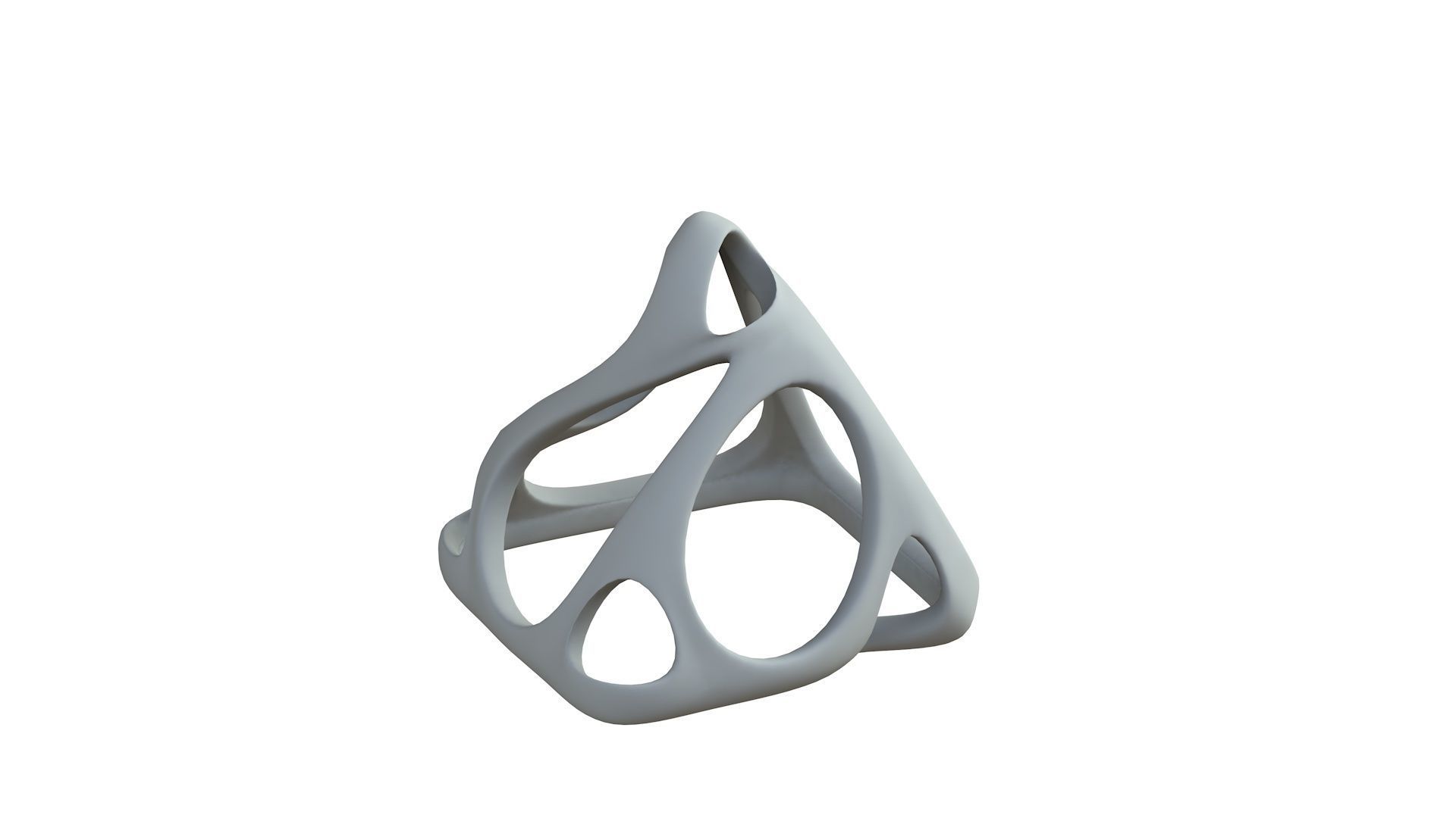 SciFi Cube Object No 57571 Low Poly Shape Low-poly 3D model_7