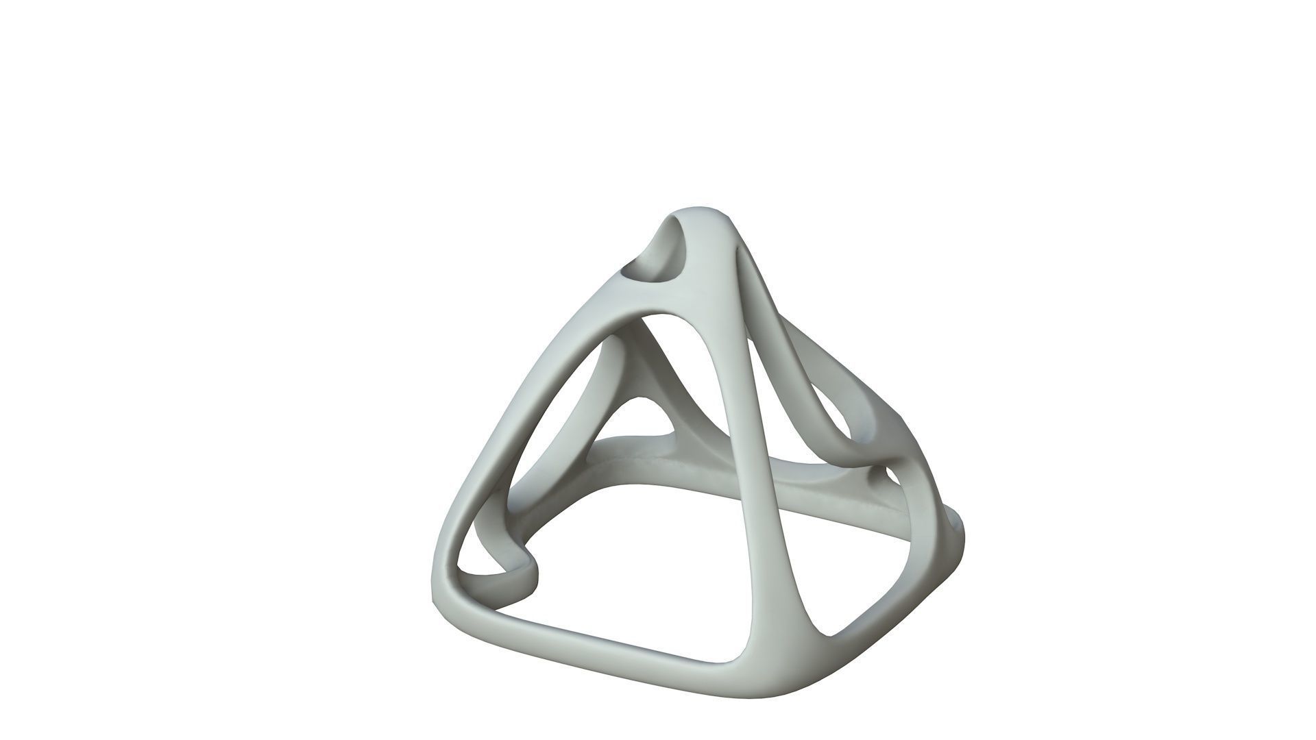 SciFi Cube Object No 57571 Low Poly Shape Low-poly 3D model_1