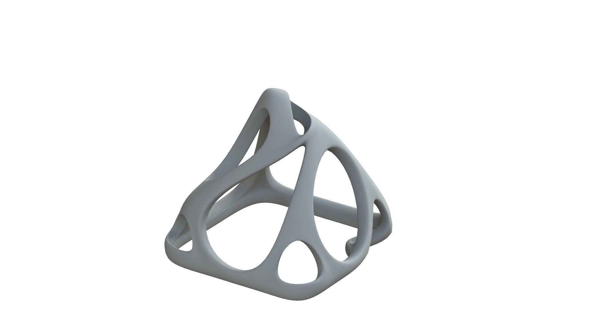 SciFi Cube Object No 57571 Low Poly Shape Low-poly 3D model_9