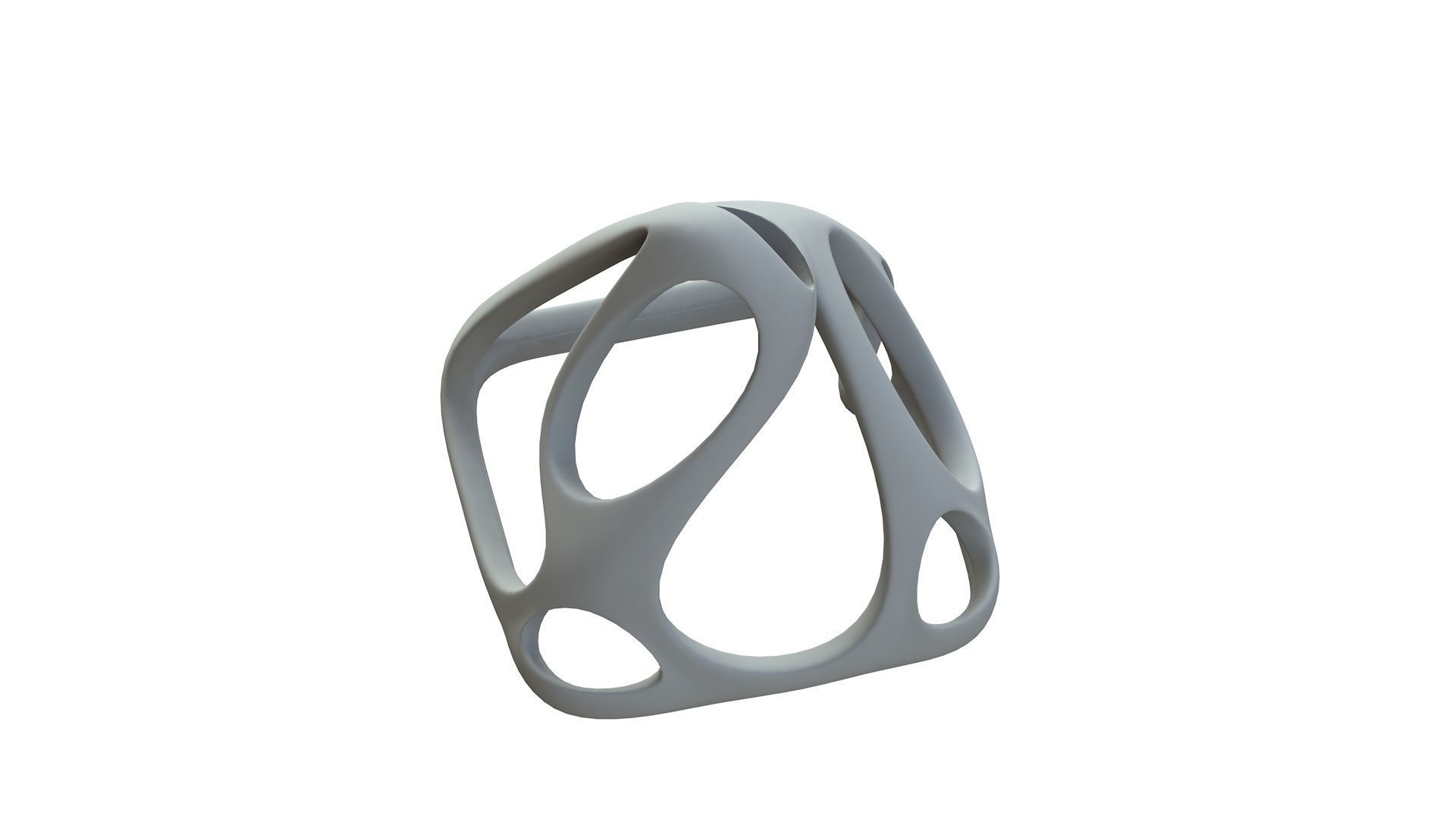 SciFi Cube Object No 57571 Low Poly Shape Low-poly 3D model_15