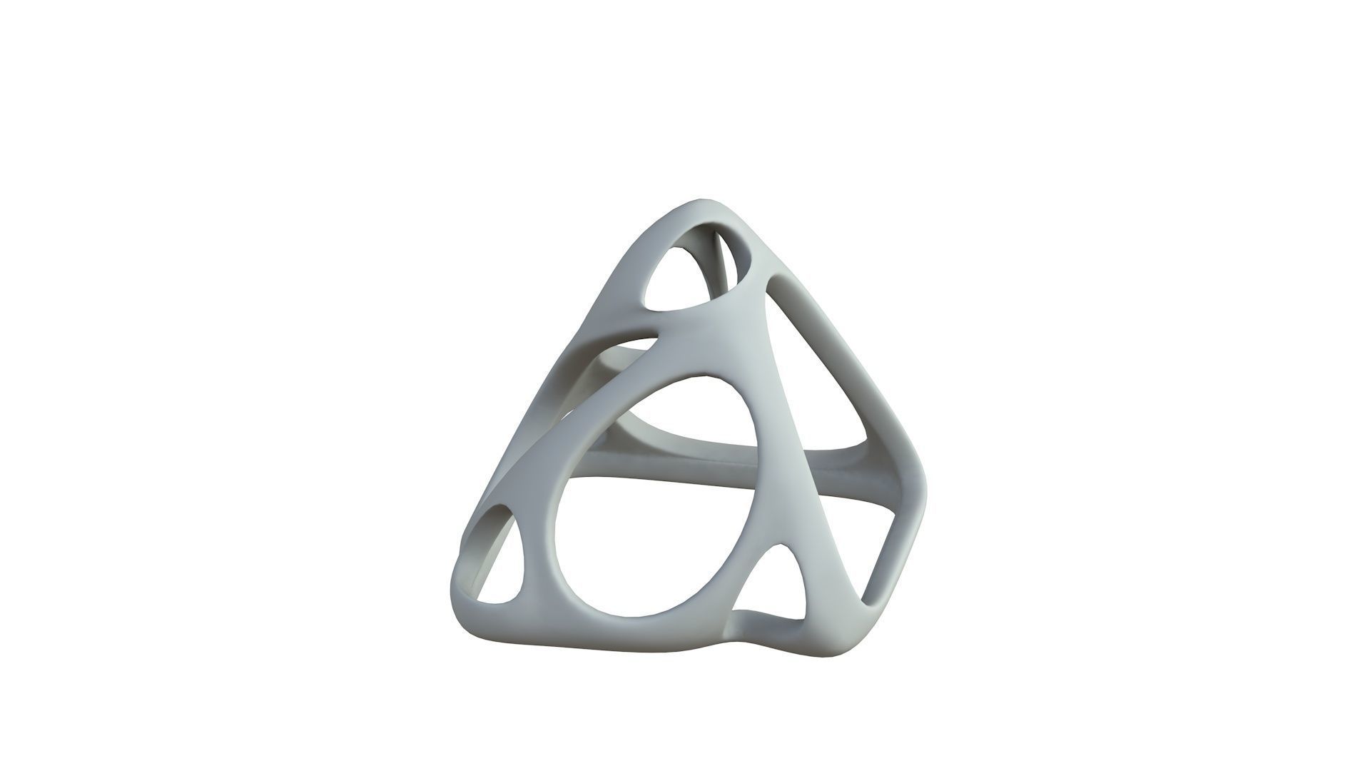 SciFi Cube Object No 57571 Low Poly Shape Low-poly 3D model_5