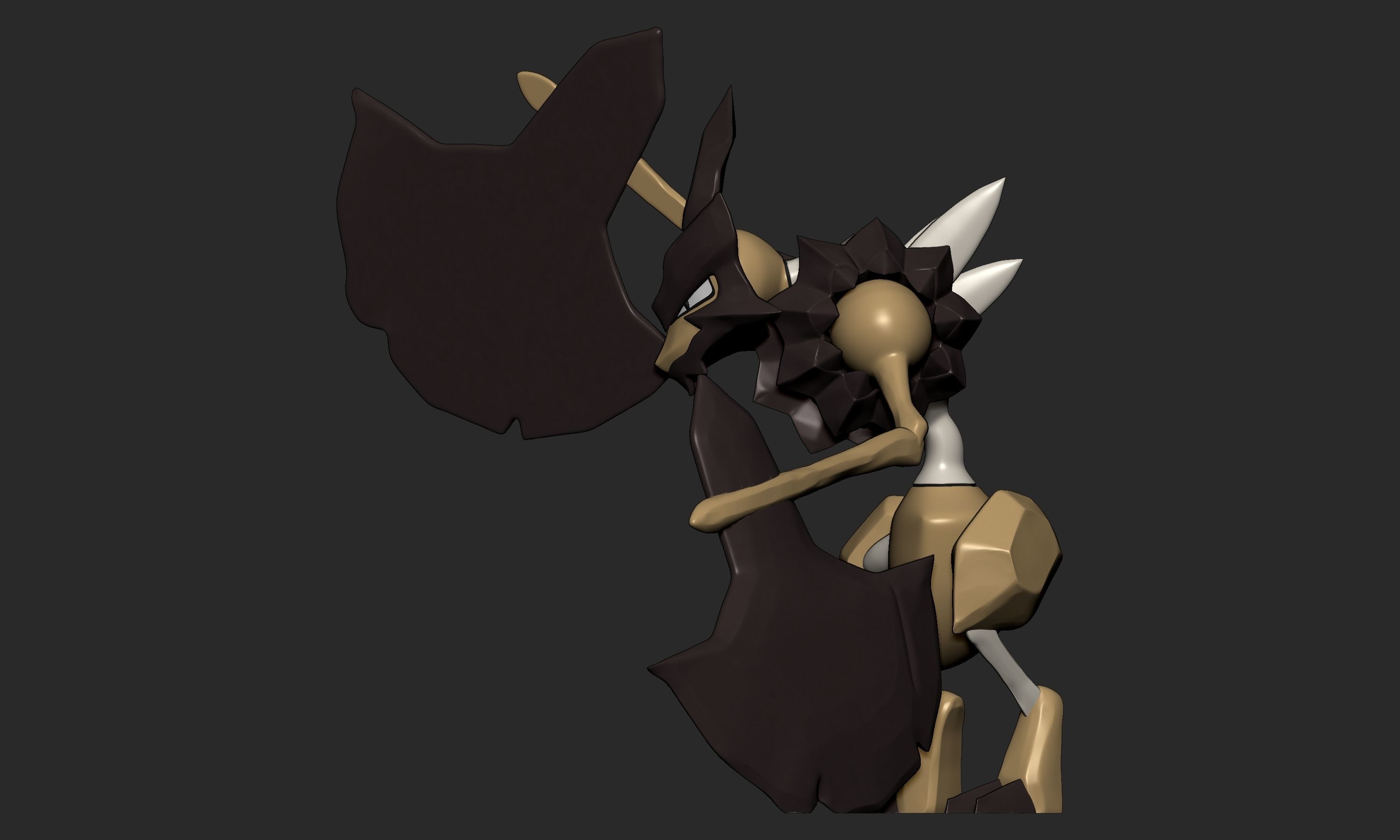 Pokemon - Kleavor with 2 poses 3D print model_17