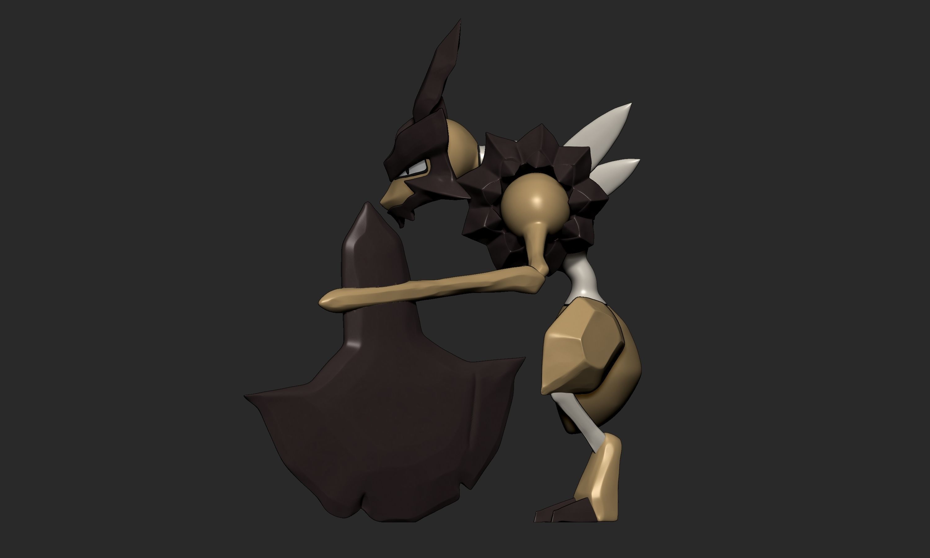 Pokemon - Kleavor with 2 poses 3D print model_8