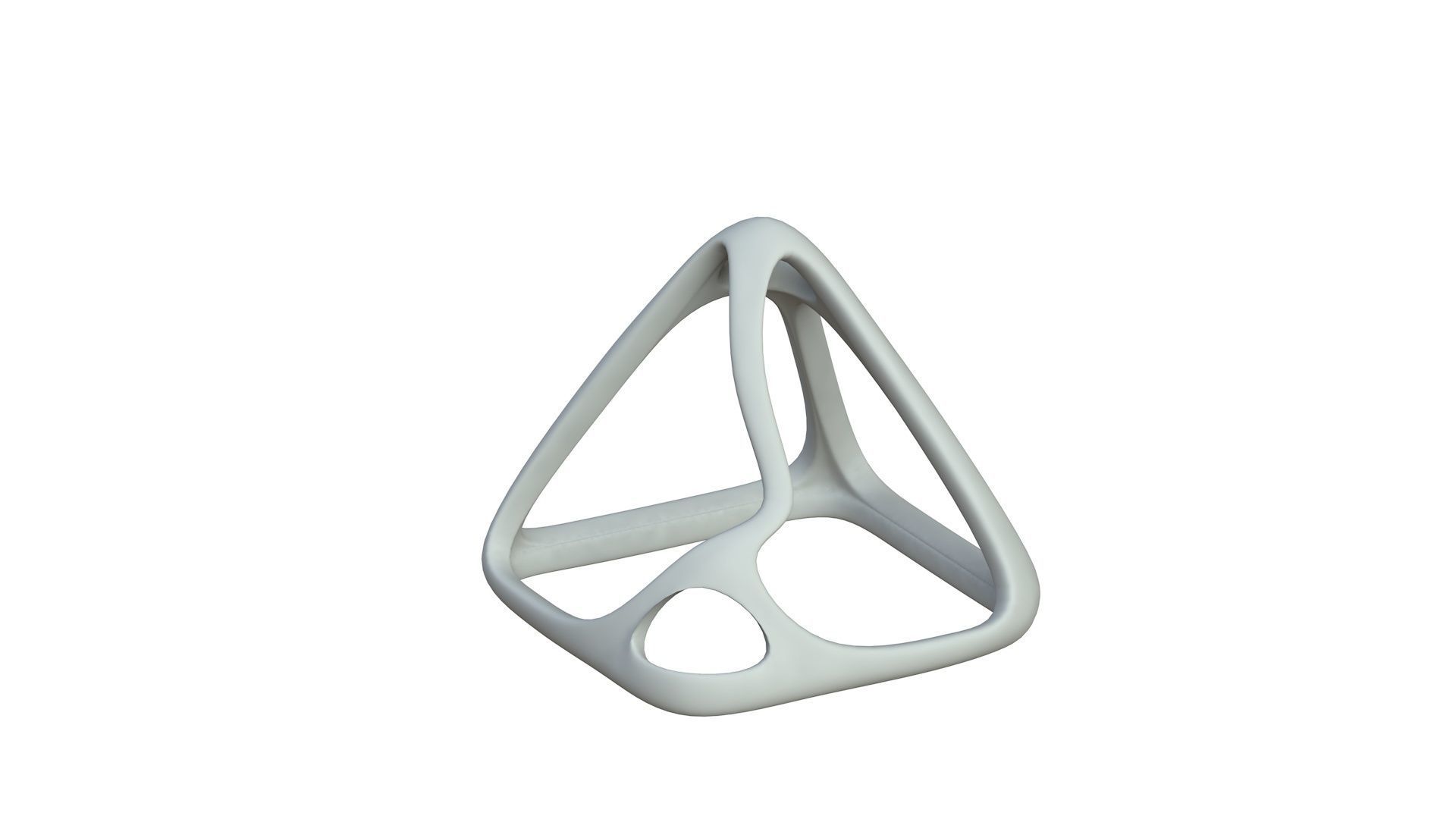 SciFi Cube Object No 57541 Low Poly Shape Low-poly 3D model_3