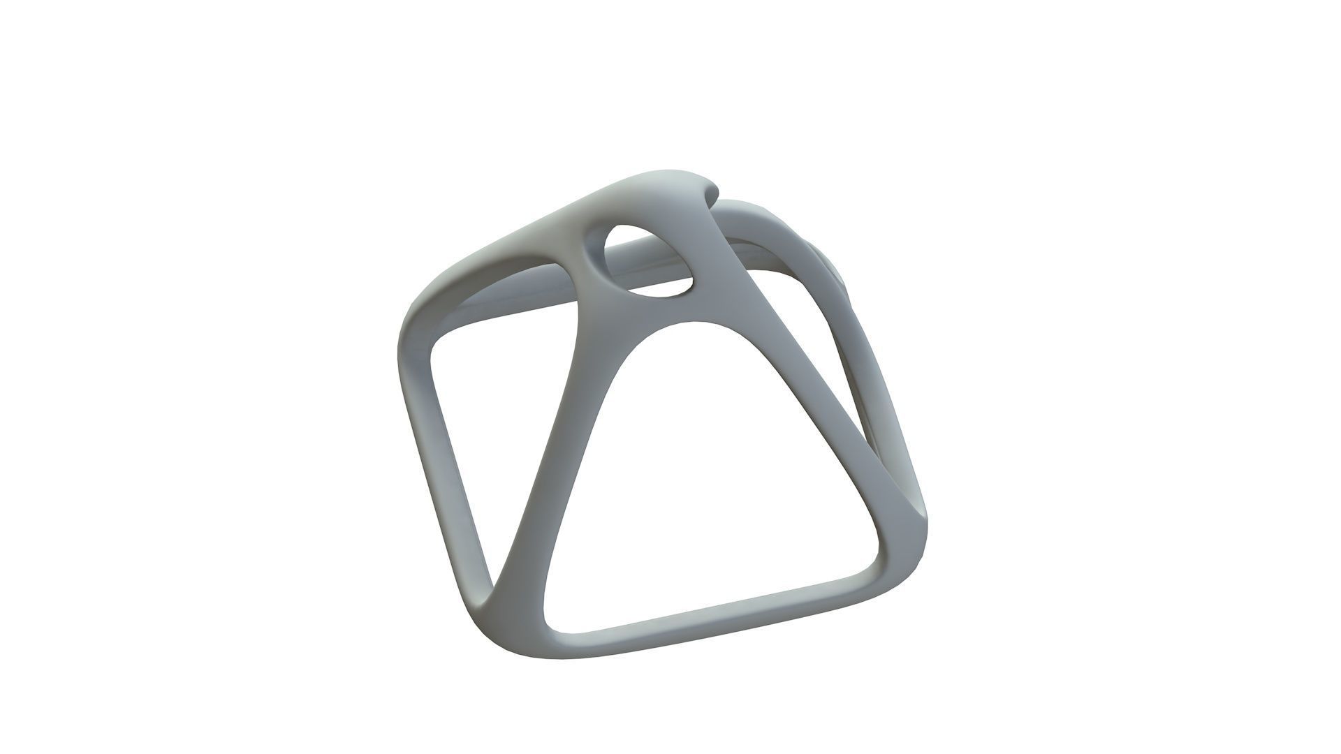 SciFi Cube Object No 57541 Low Poly Shape Low-poly 3D model_16