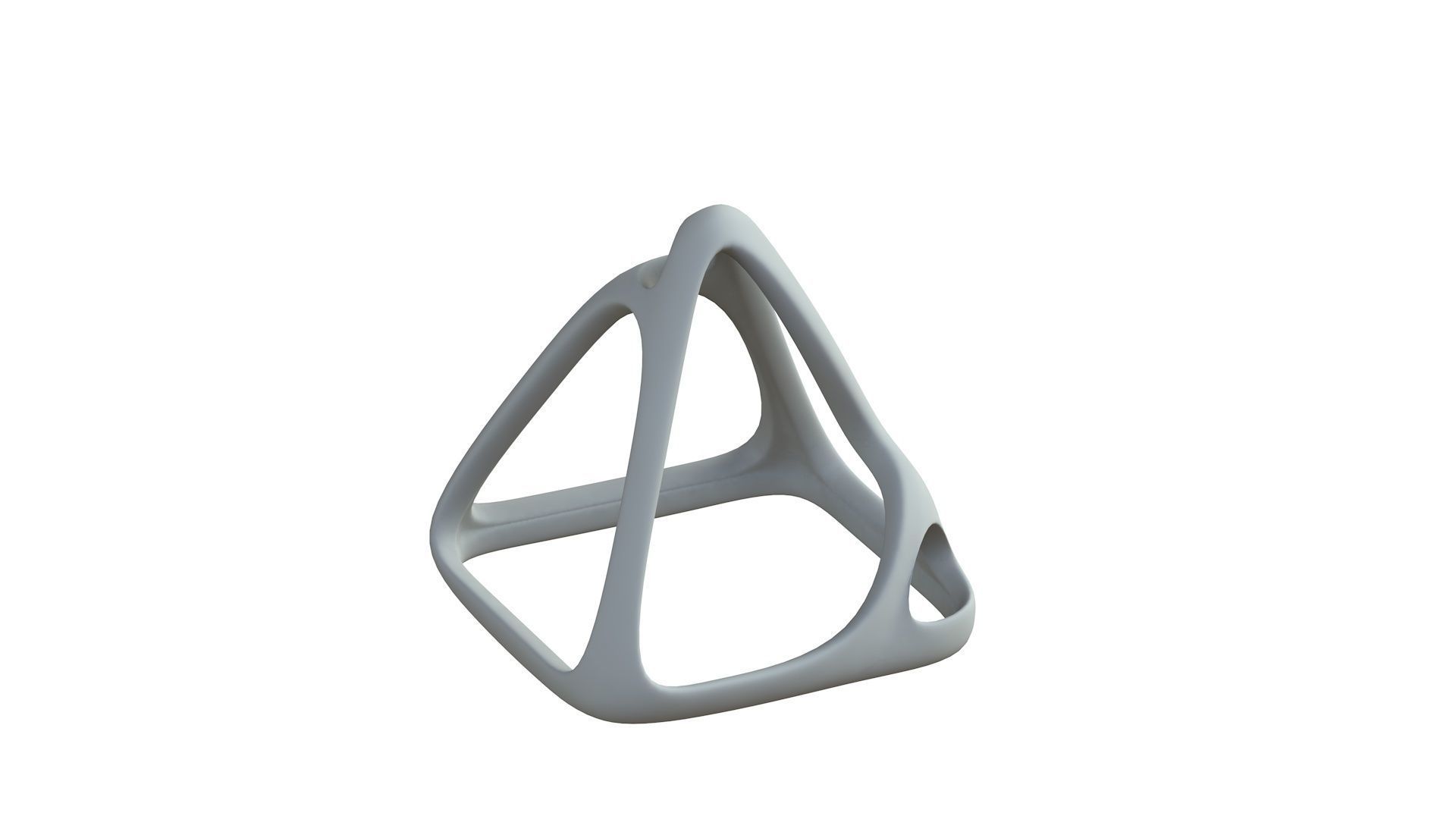 SciFi Cube Object No 57541 Low Poly Shape Low-poly 3D model_7