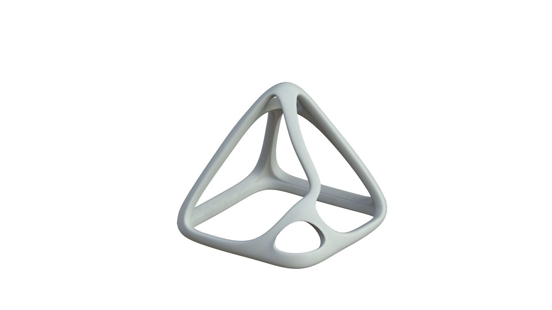 SciFi Cube Object No 57541 Low Poly Shape Low-poly 3D model_4