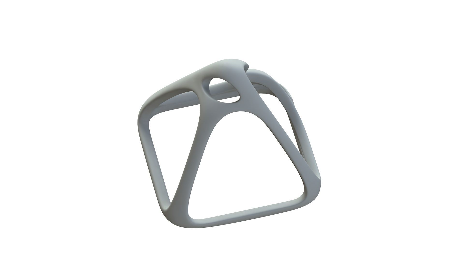 SciFi Cube Object No 57541 Low Poly Shape Low-poly 3D model_17