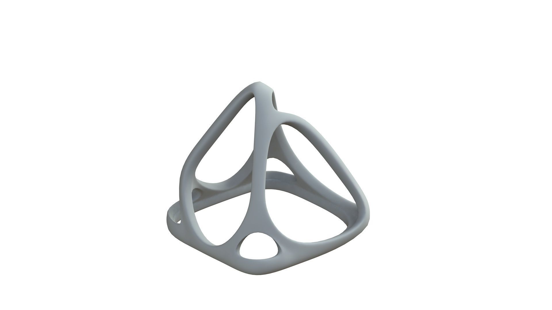 SciFi Cube Object No 57528 Low Poly Shape Low-poly 3D model_8