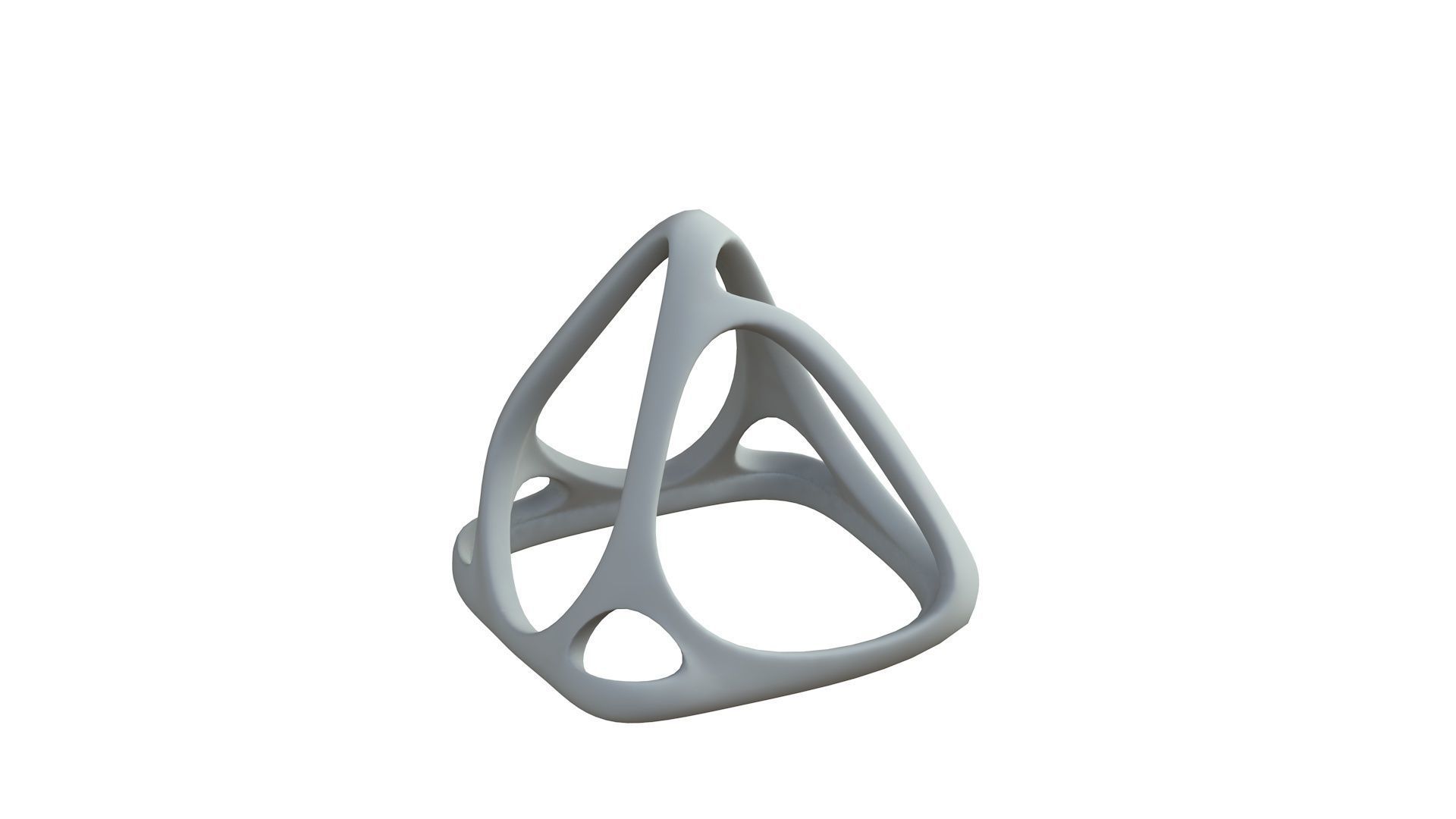 SciFi Cube Object No 57528 Low Poly Shape Low-poly 3D model_7