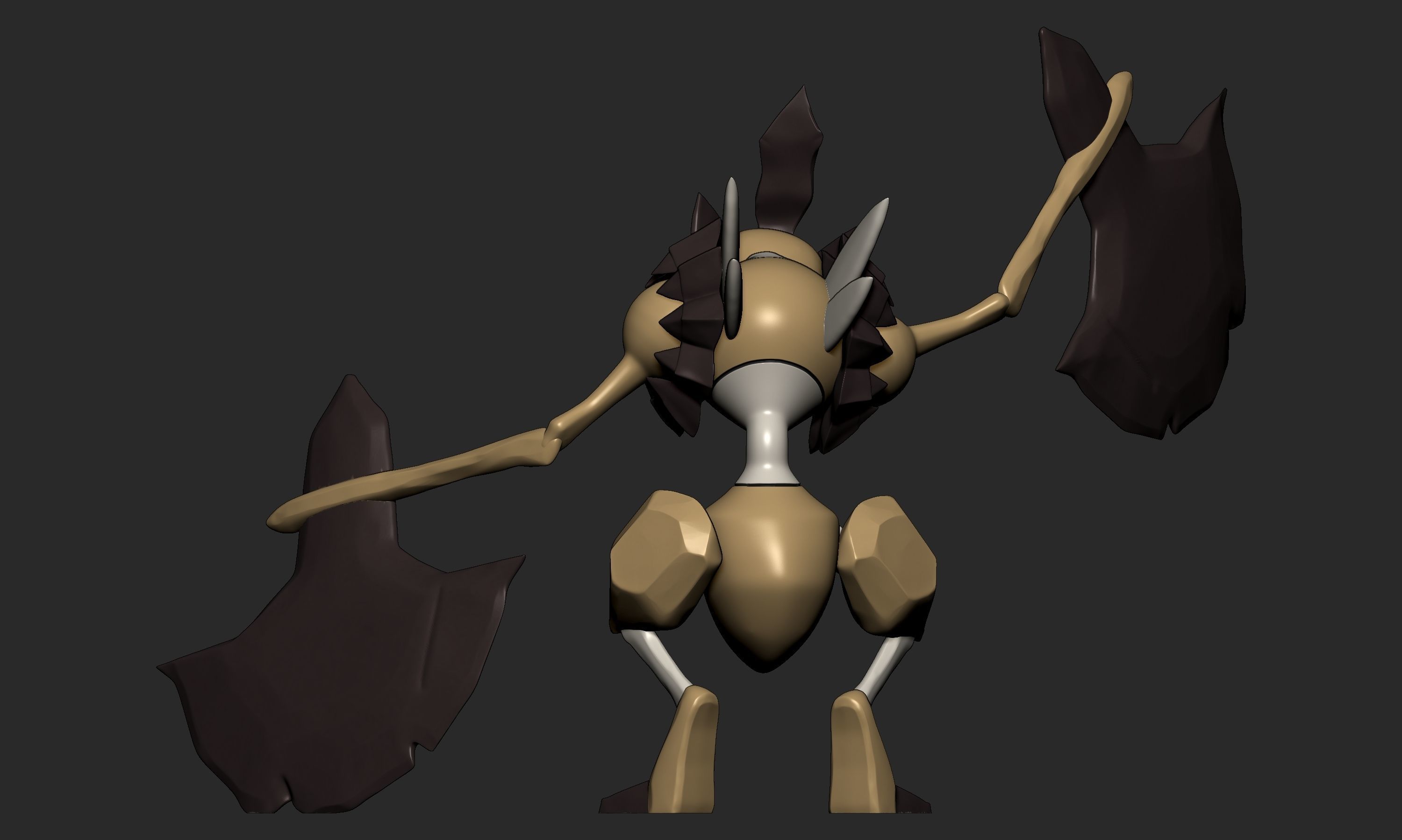 Pokemon - Scyther Scizor and Kleavor with 2 poses 3D print model_29