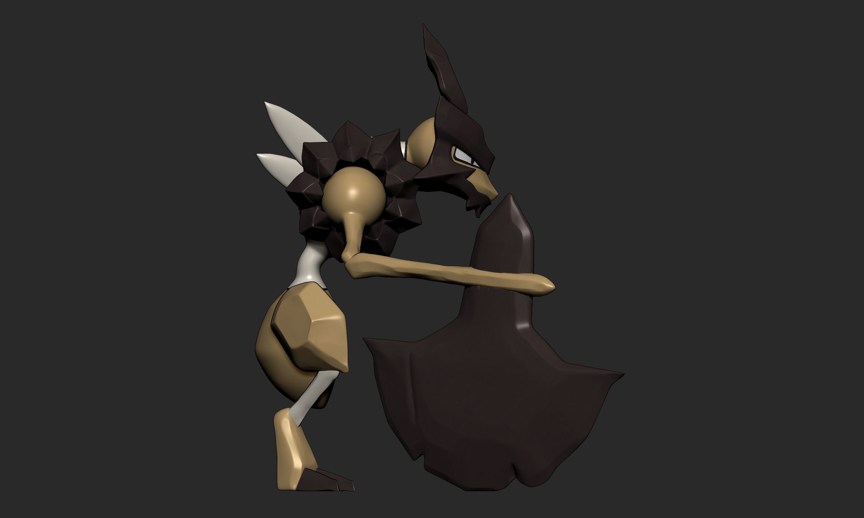 Pokemon - Scyther Scizor and Kleavor with 2 poses 3D print model_28