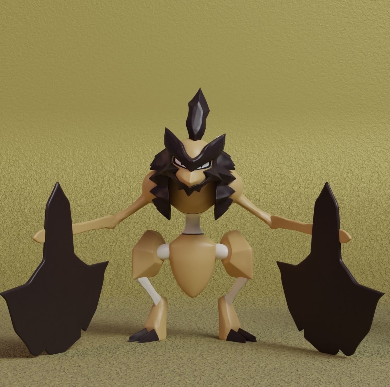 Pokemon - Scyther Scizor and Kleavor with 2 poses 3D print model_22