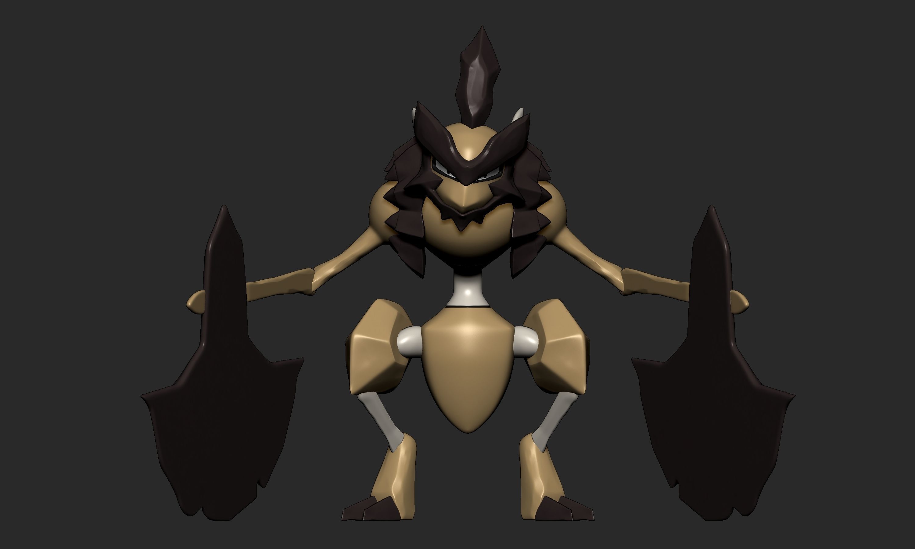 Pokemon - Scyther Scizor and Kleavor with 2 poses 3D print model_26