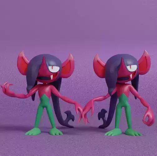 Pokemon - Morgrem with 2 poses