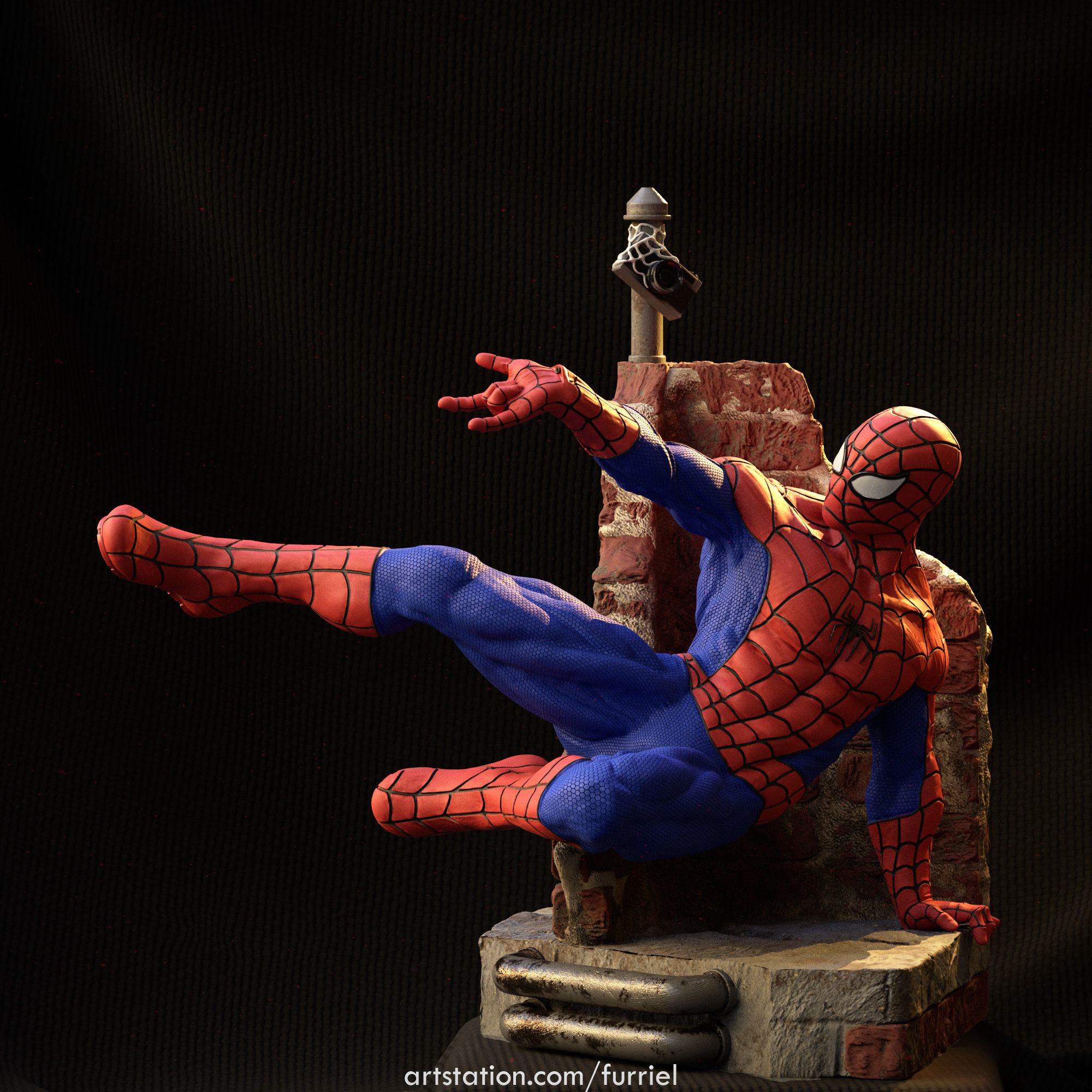 Venom and Spiderman 1994 3D print model_4