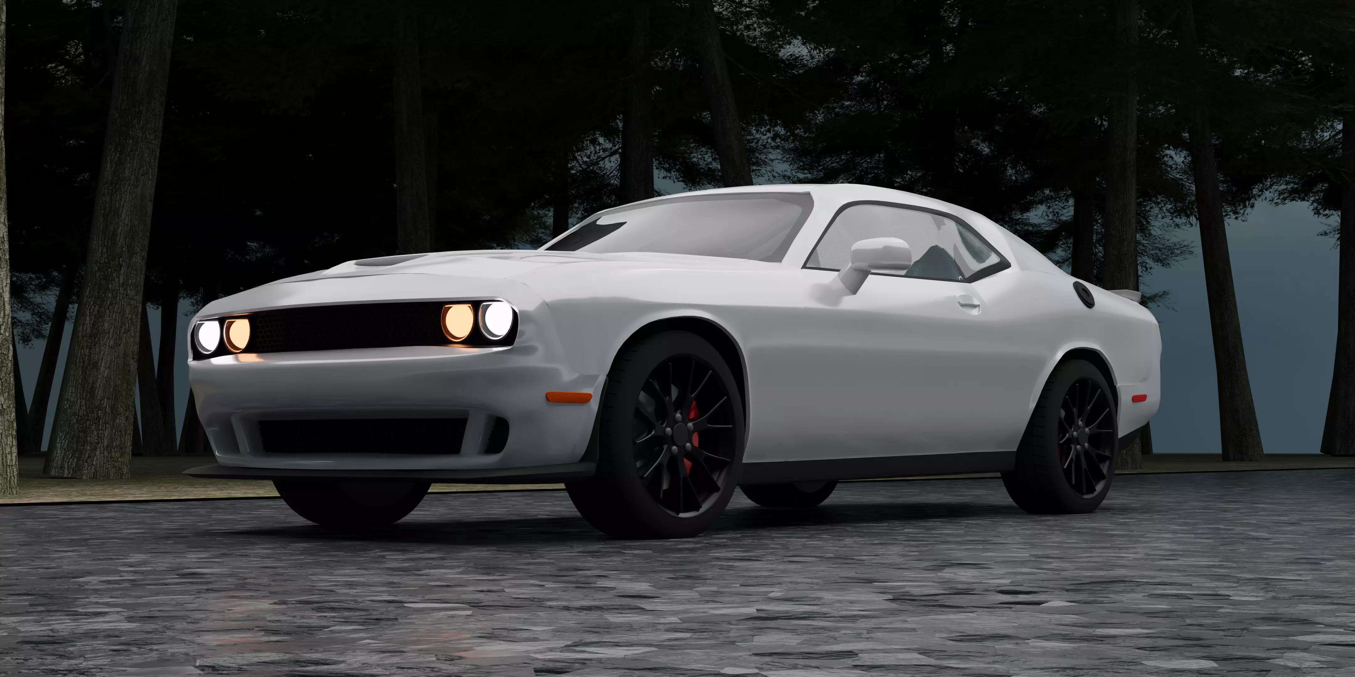 dodge challenger srt hellcat 2015 3D model