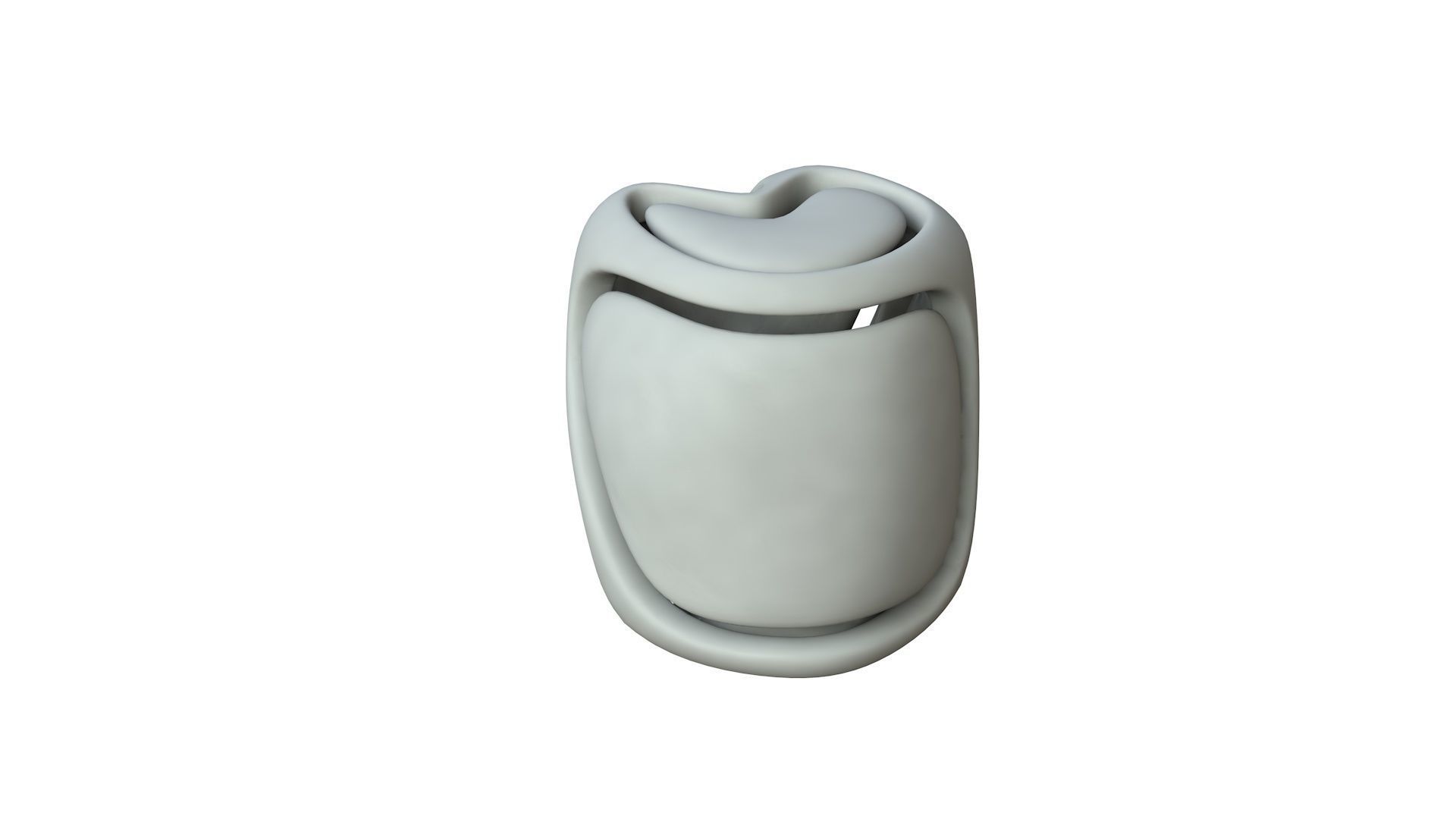 SciFi Cube Object No 68544 Low Poly Shape Low-poly 3D model_1