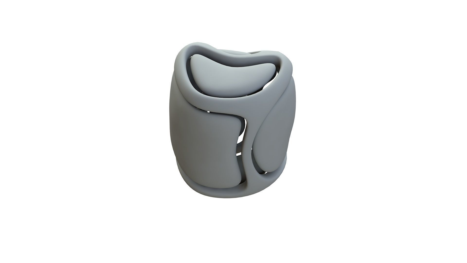 SciFi Cube Object No 68523 Low Poly Shape Low-poly 3D model_14