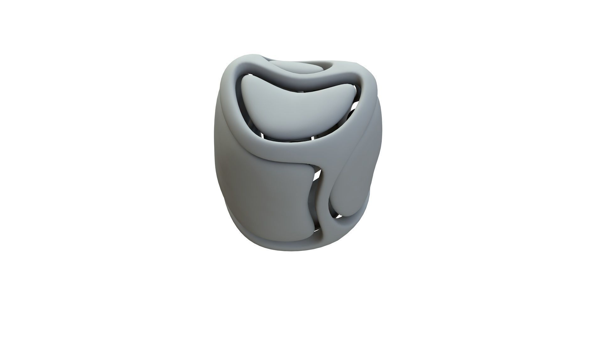 SciFi Cube Object No 68523 Low Poly Shape Low-poly 3D model_16