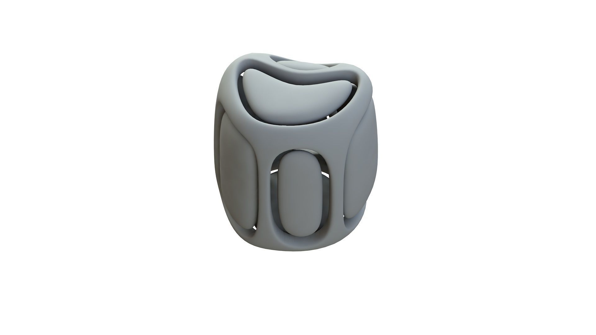 SciFi Cube Object No 68513 Low Poly Shape Low-poly 3D model_14