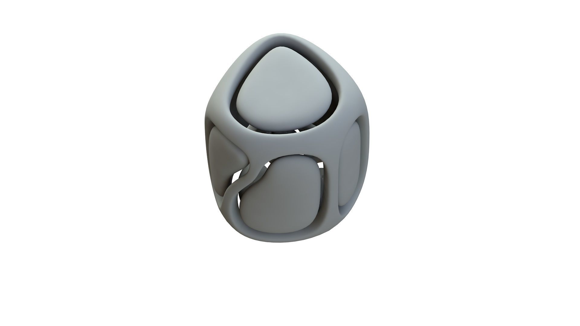 SciFi Cube Object No 68428 Low Poly Shape Low-poly 3D model_15