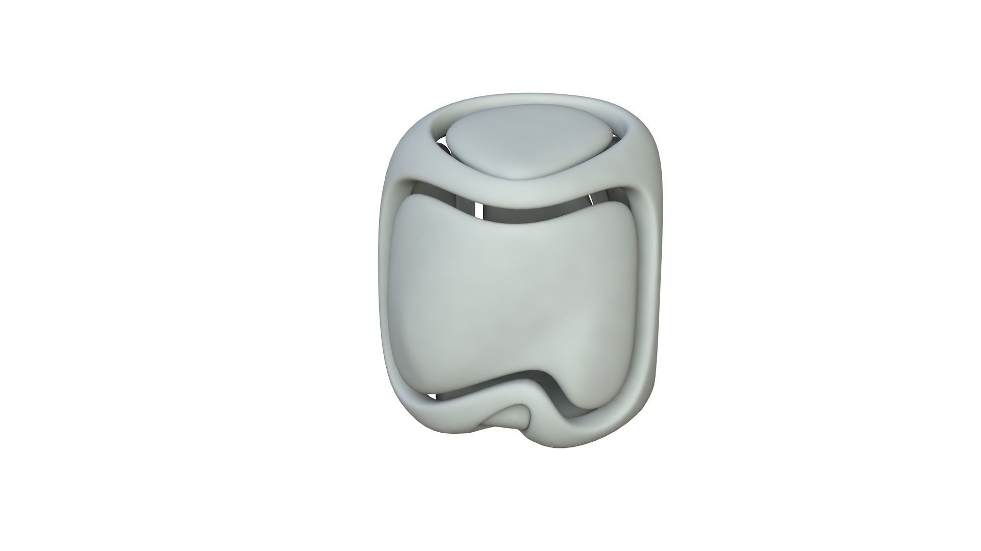 SciFi Cube Object No 68428 Low Poly Shape Low-poly 3D model_2