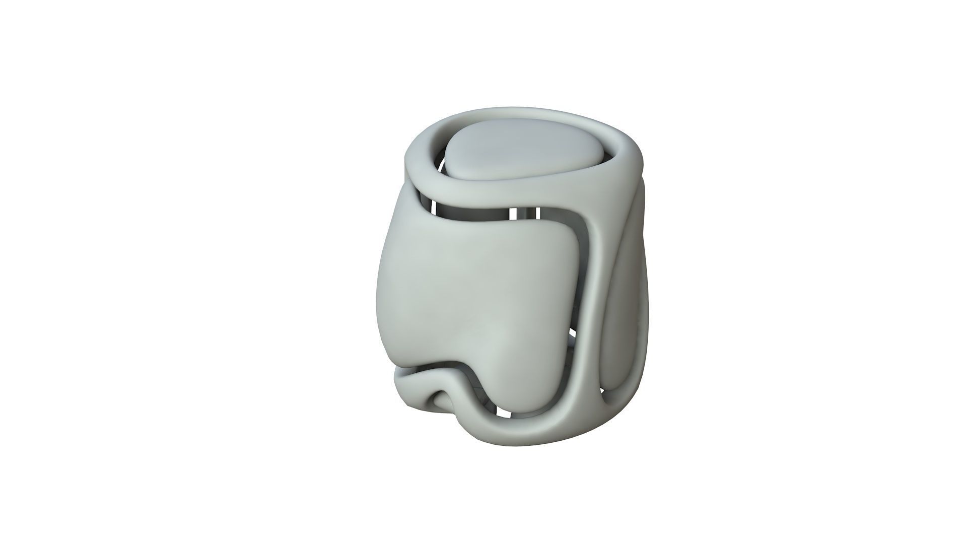 SciFi Cube Object No 68428 Low Poly Shape Low-poly 3D model_1