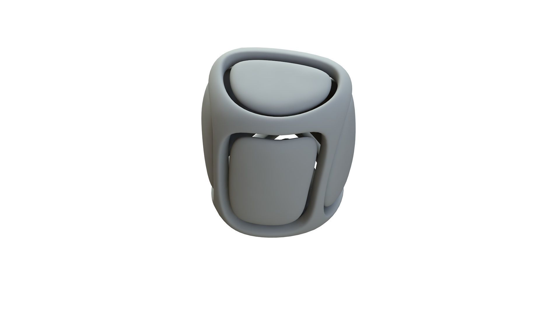 SciFi Cube Object No 68243 Low Poly Shape Low-poly 3D model_14