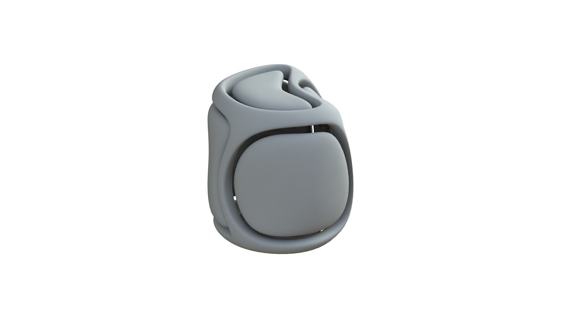 SciFi Cube Object No 68163 Low Poly Shape Low-poly 3D model_8