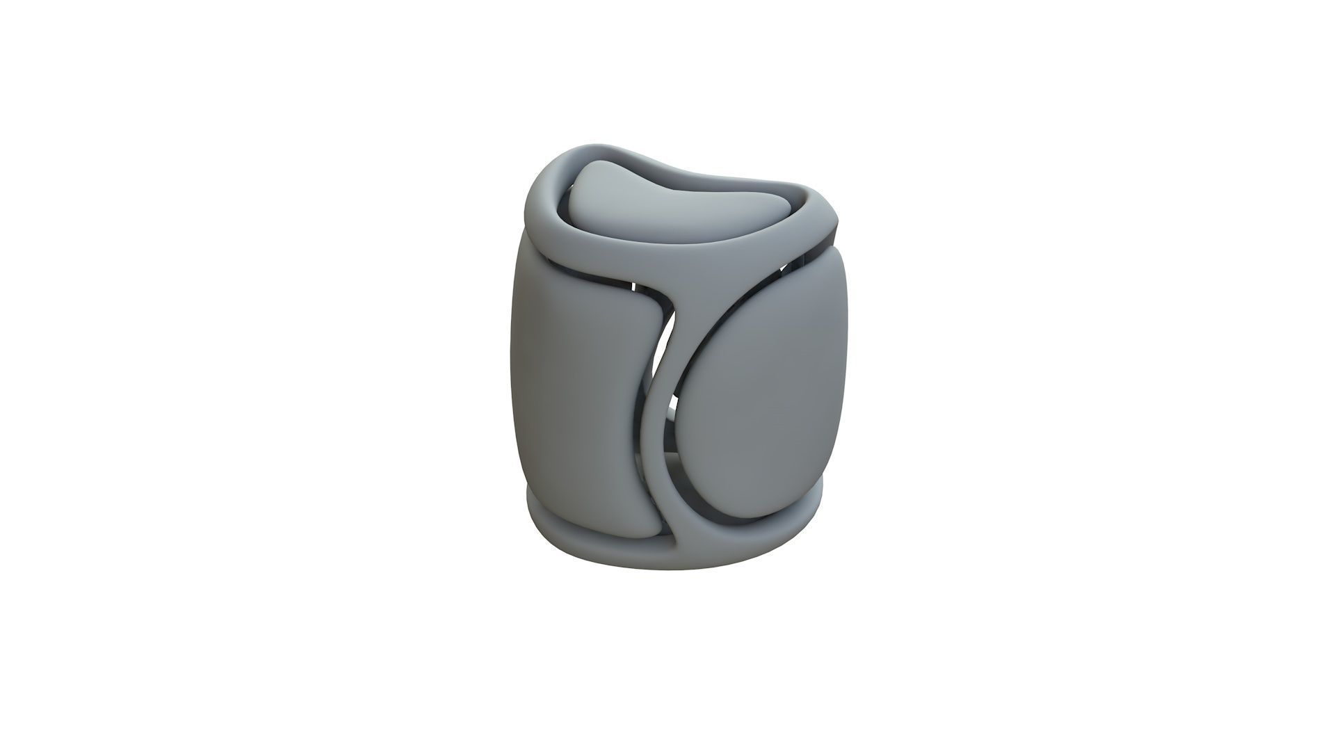 SciFi Cube Object No 68163 Low Poly Shape Low-poly 3D model_11