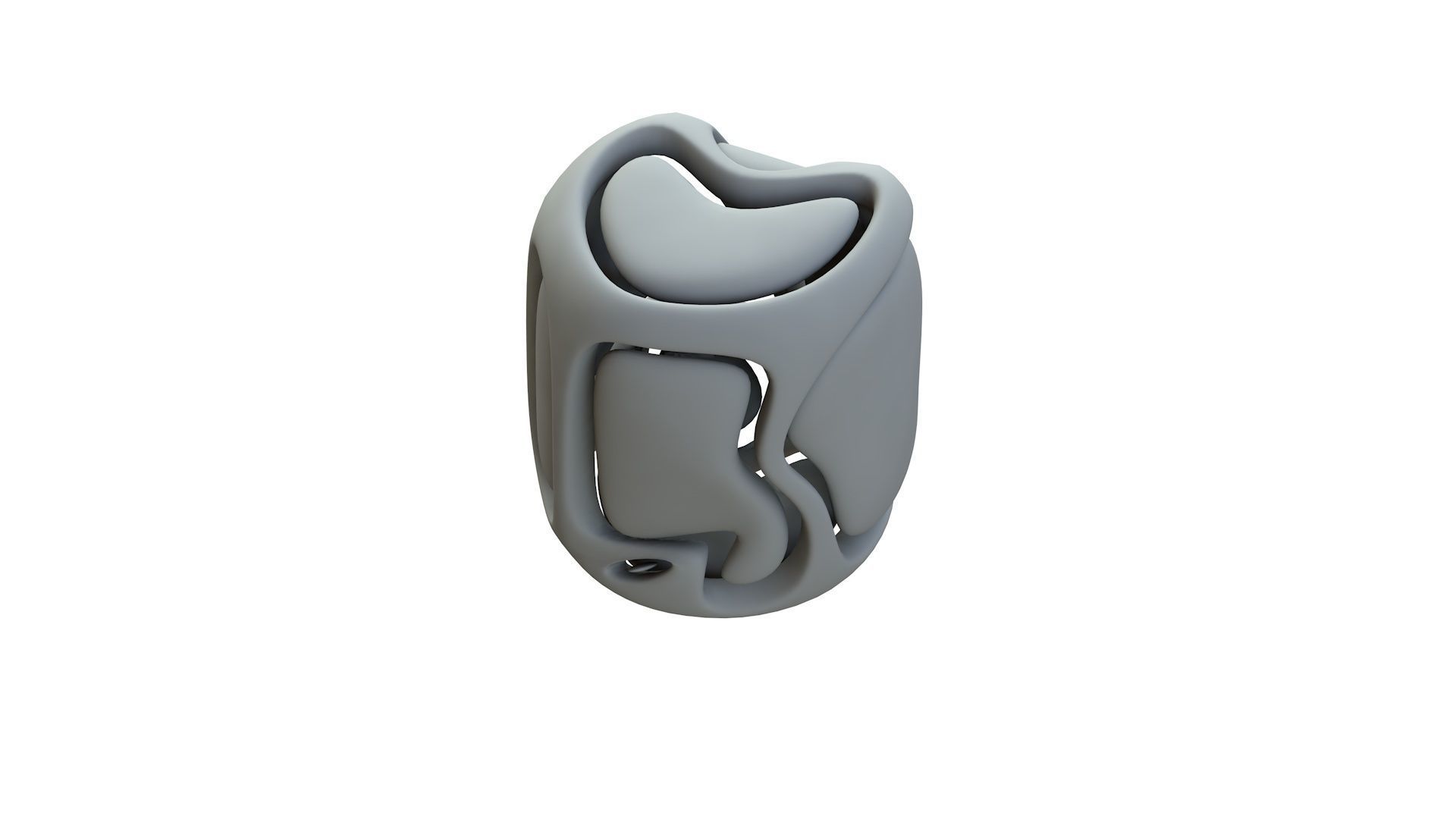 SciFi Cube Object No 67364 Low Poly Shape Low-poly 3D model_14