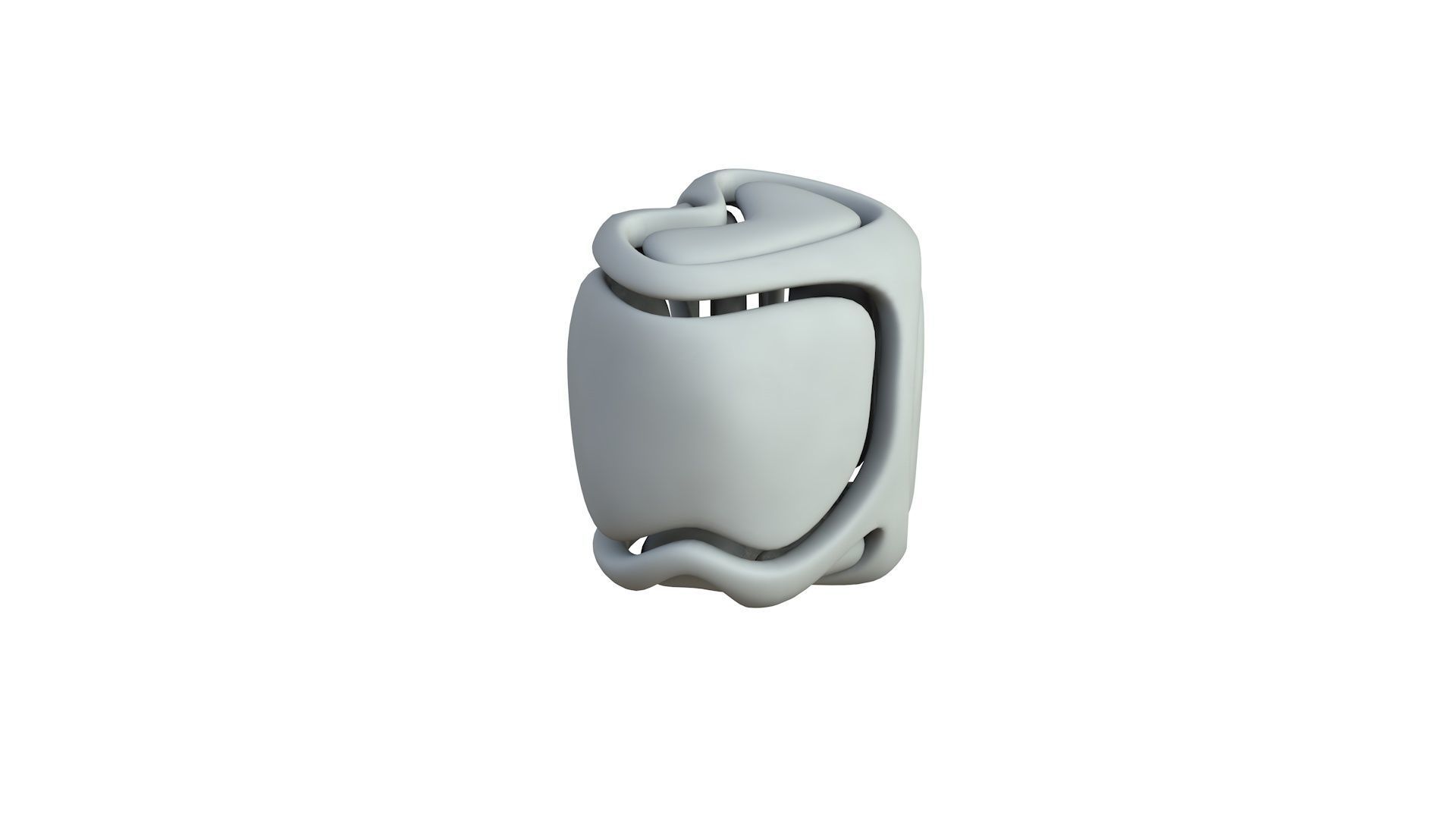 SciFi Cube Object No 67157 Low Poly Shape Low-poly 3D model_4