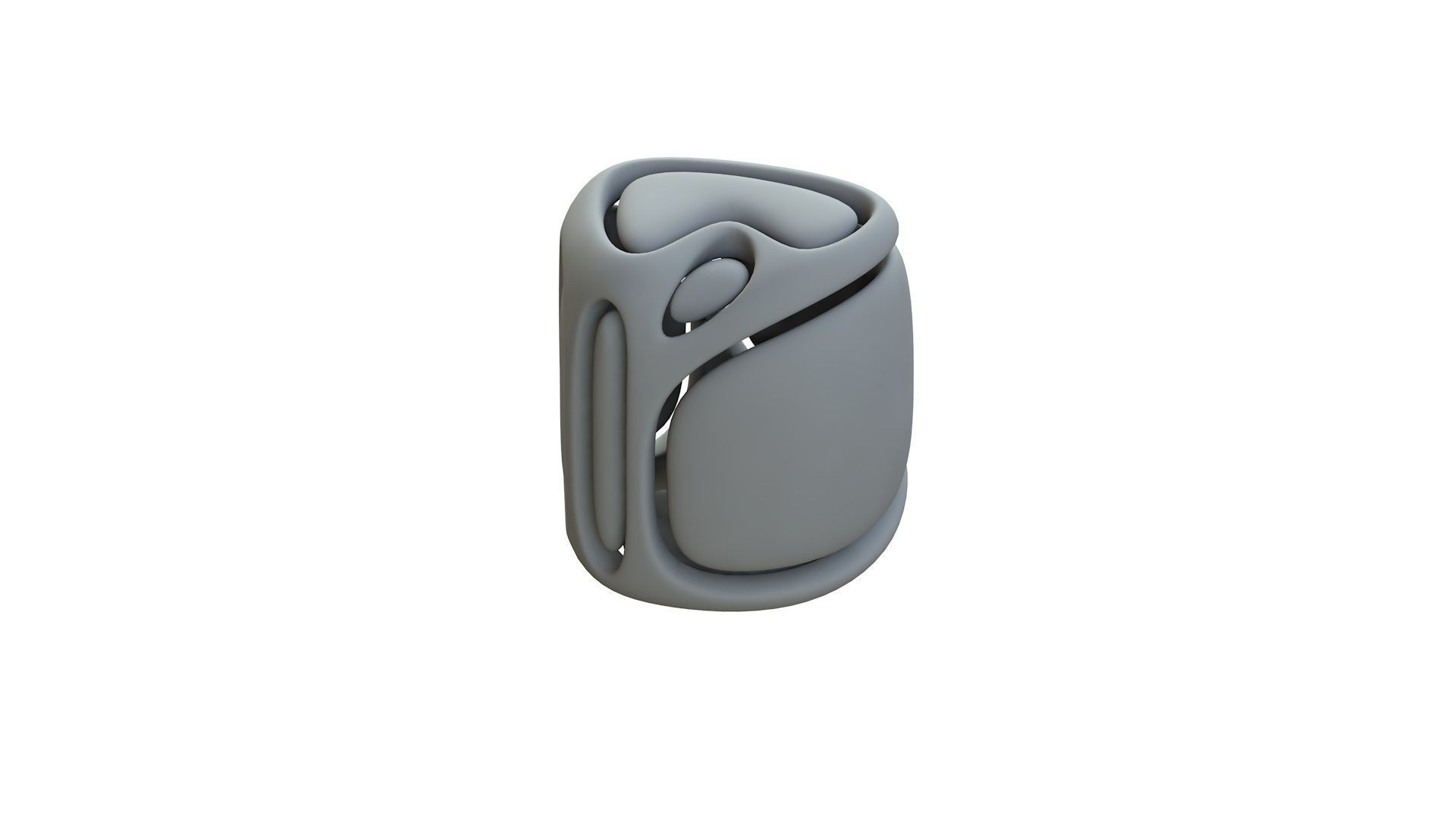 SciFi Cube Object No 67157 Low Poly Shape Low-poly 3D model_12