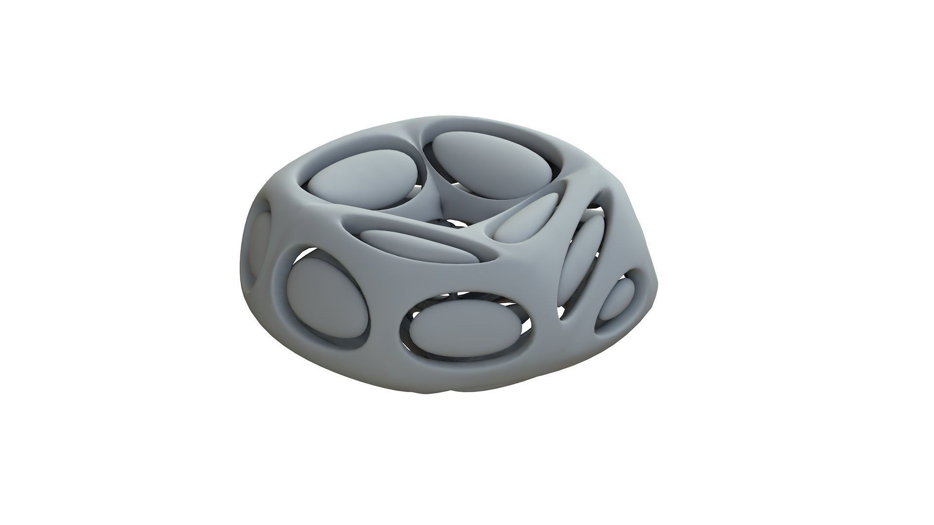 SciFi Cube Object No 66541 Low Poly Shape Low-poly 3D model_10