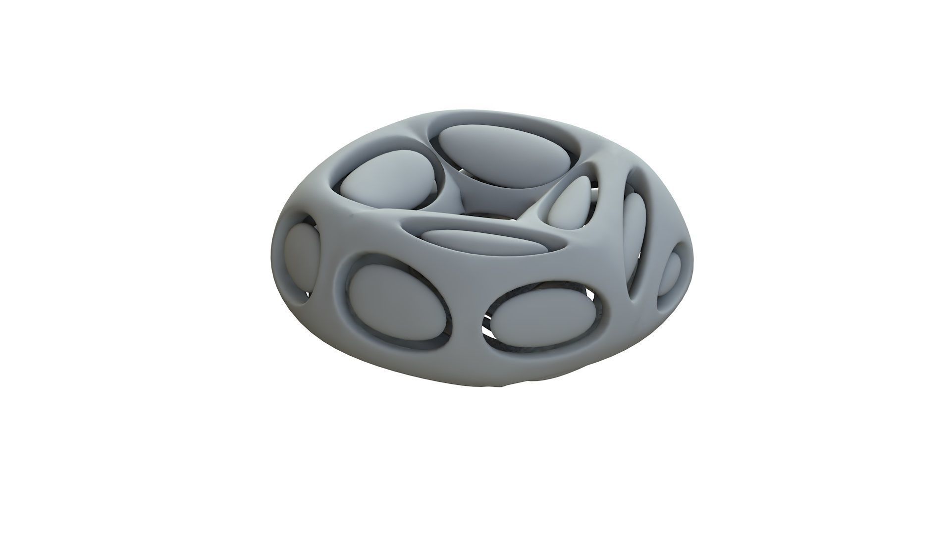 SciFi Cube Object No 66541 Low Poly Shape Low-poly 3D model_11