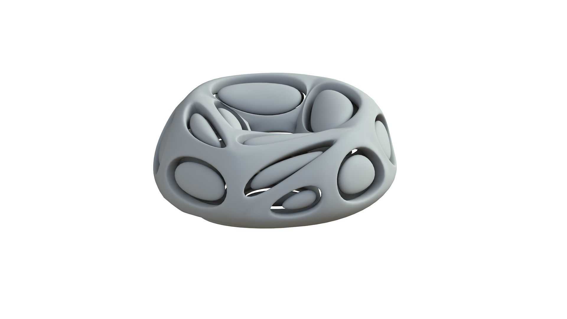 SciFi Cube Object No 66541 Low Poly Shape Low-poly 3D model_7