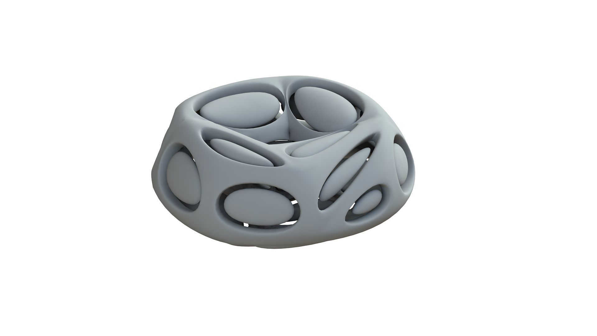 SciFi Cube Object No 66541 Low Poly Shape Low-poly 3D model_9