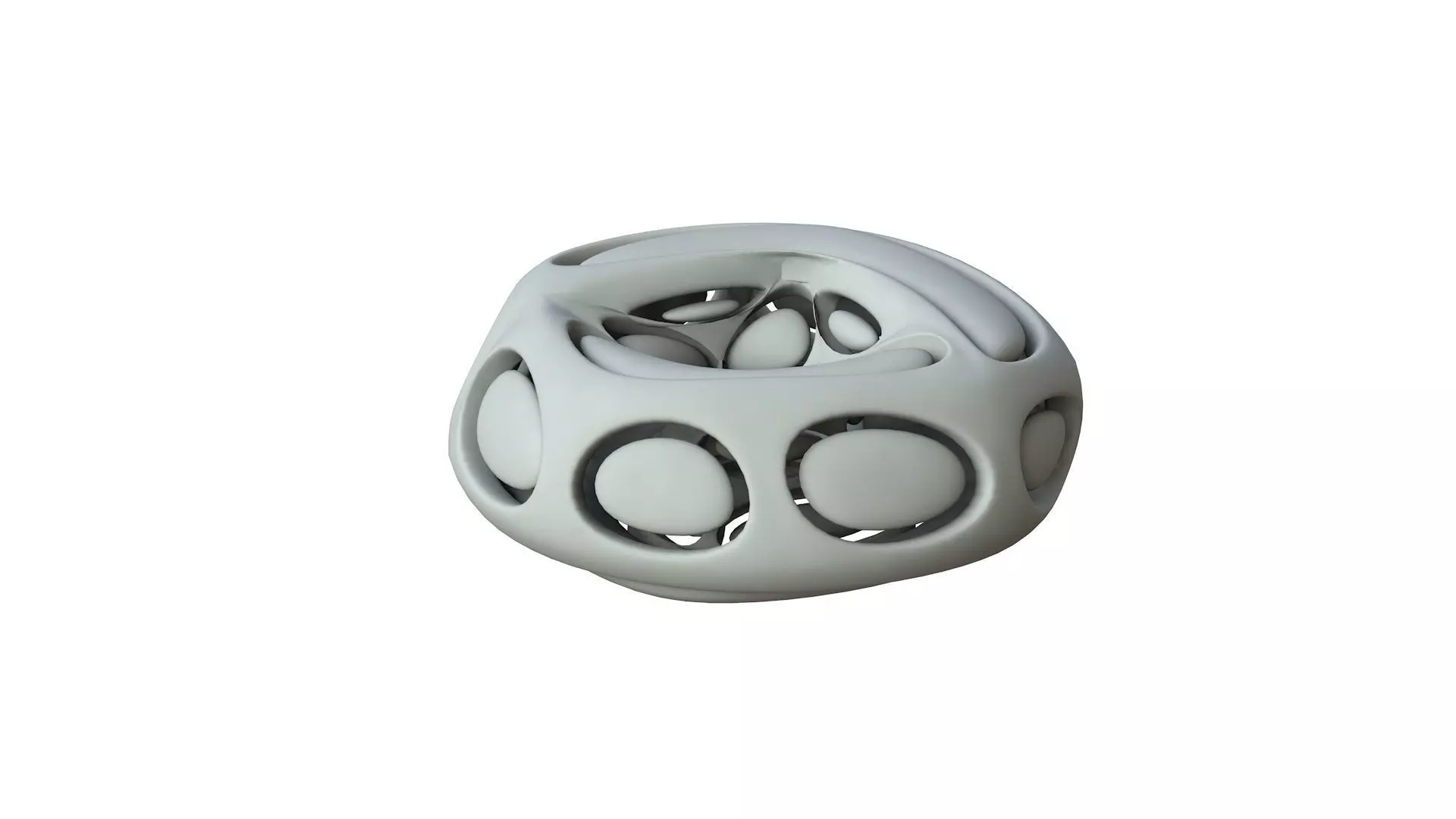 SciFi Cube Object No 66442 Low Poly Shape Low-poly 3D model_0